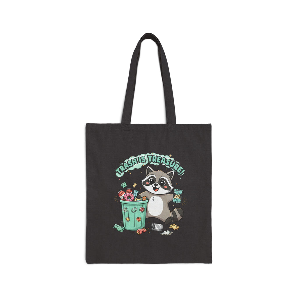 Trash Panda Christmas Tote | Cotton Canvas Tote, Funny Raccoon Holiday