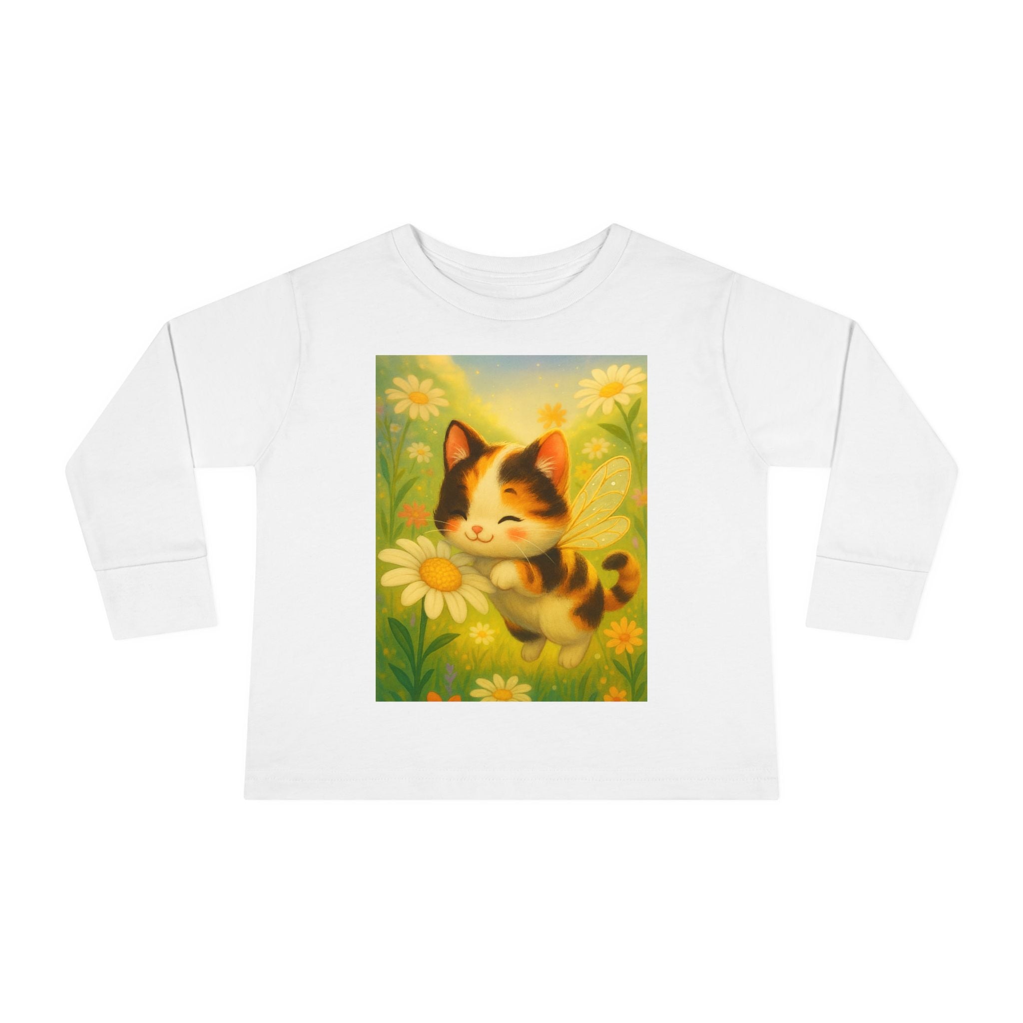 Toddler Tee - Whimsical Buzzabelle the Bumble Cat