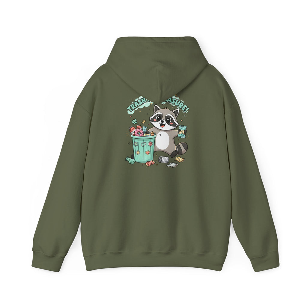 Funny Raccoon Trash Hoodie – 'Trash Panda' Graphic Sweatshirt