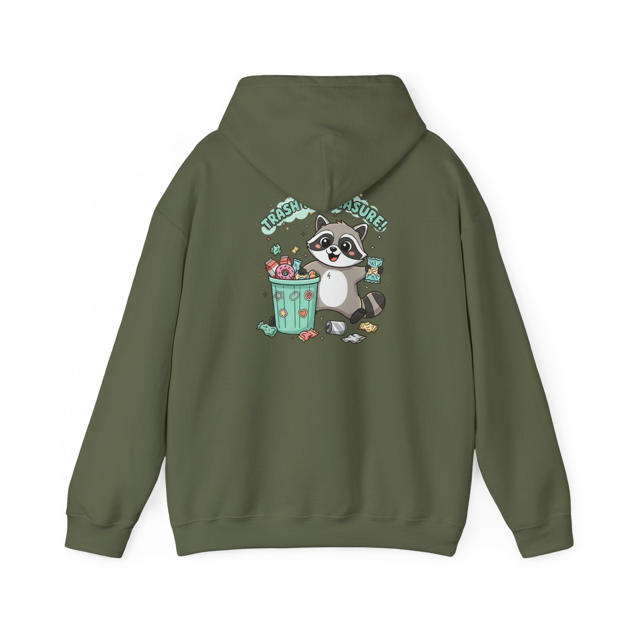 Funny Raccoon Trash Hoodie – 'Trash Panda' Graphic Sweatshirt