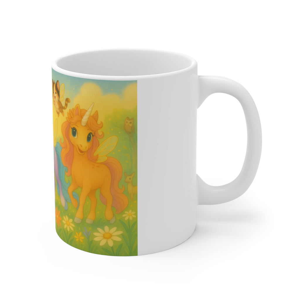 Magical Unicorn Princess Trio Mug — Land of Sparkle Hollow 11oz