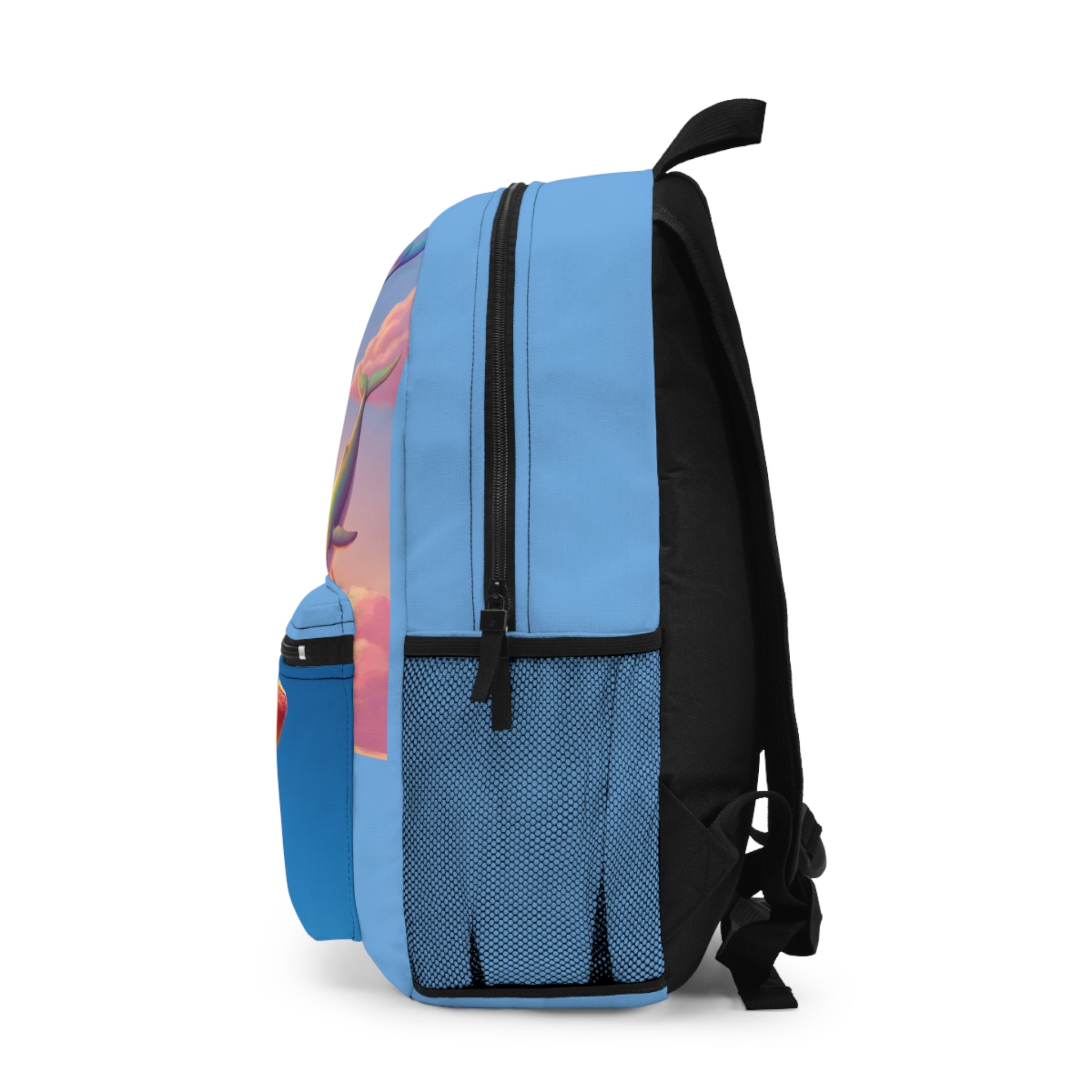 Sparkle Hollow Rainbow Sky Whales Backpack