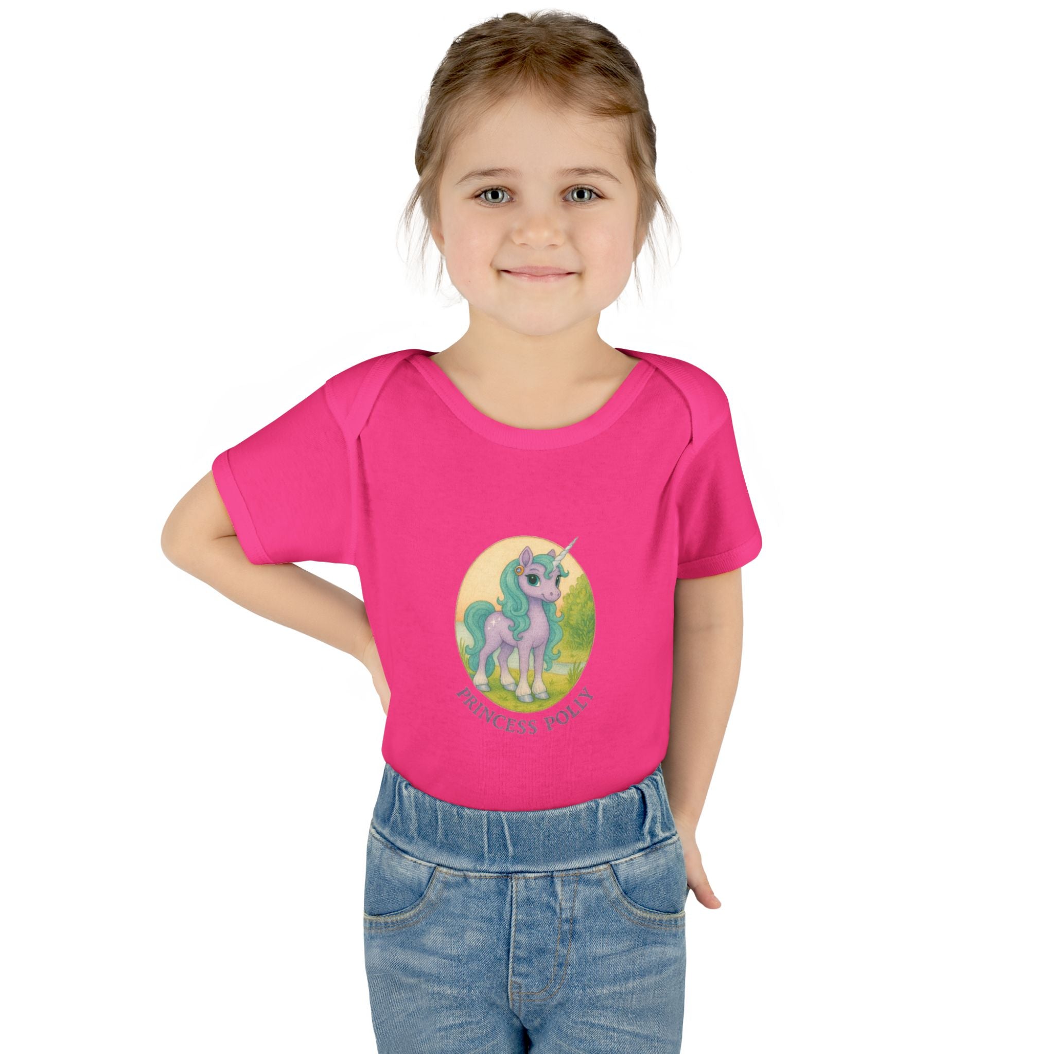 Baby Bodysuit - Princess Polly Unicorn Design