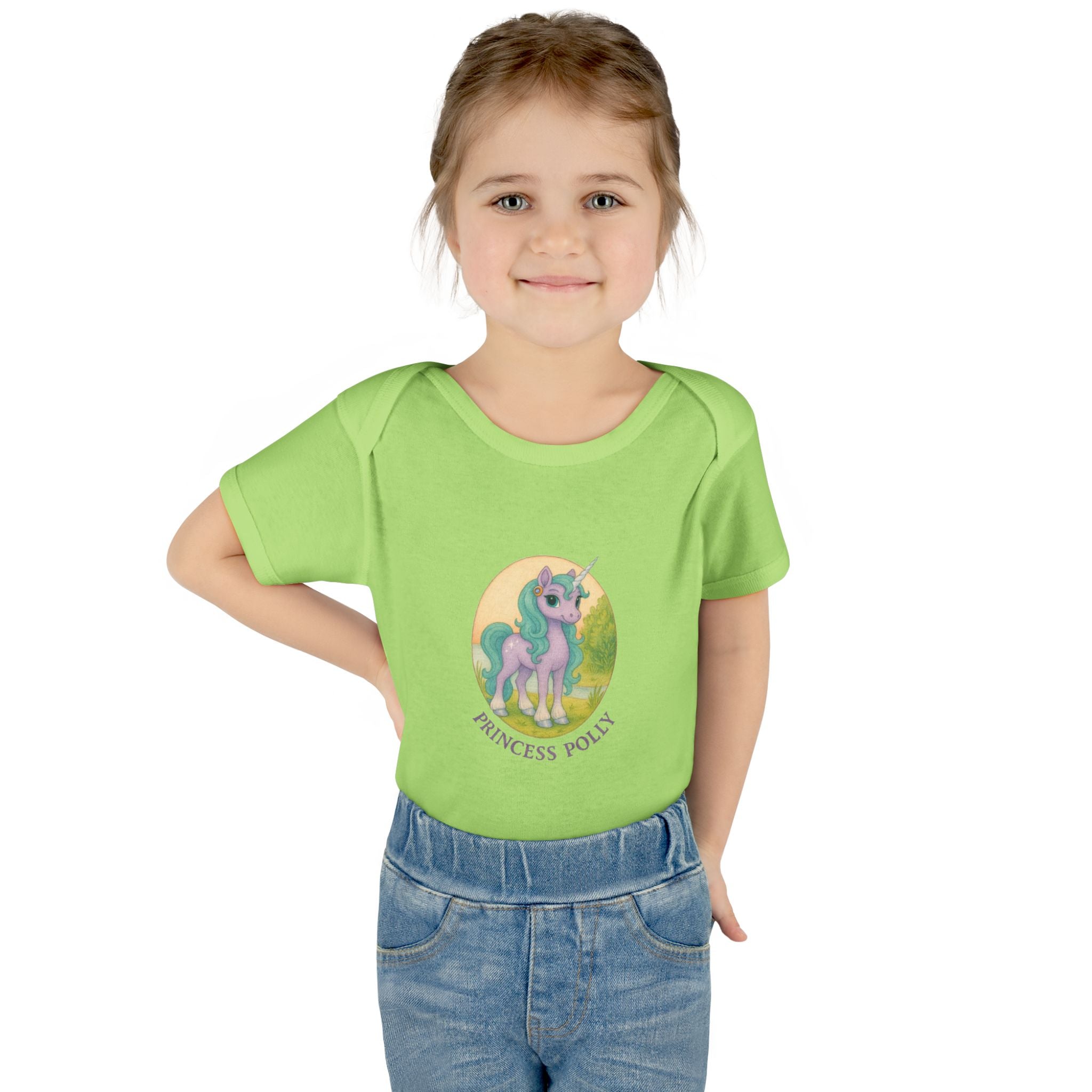Baby Bodysuit - Princess Polly Unicorn Design