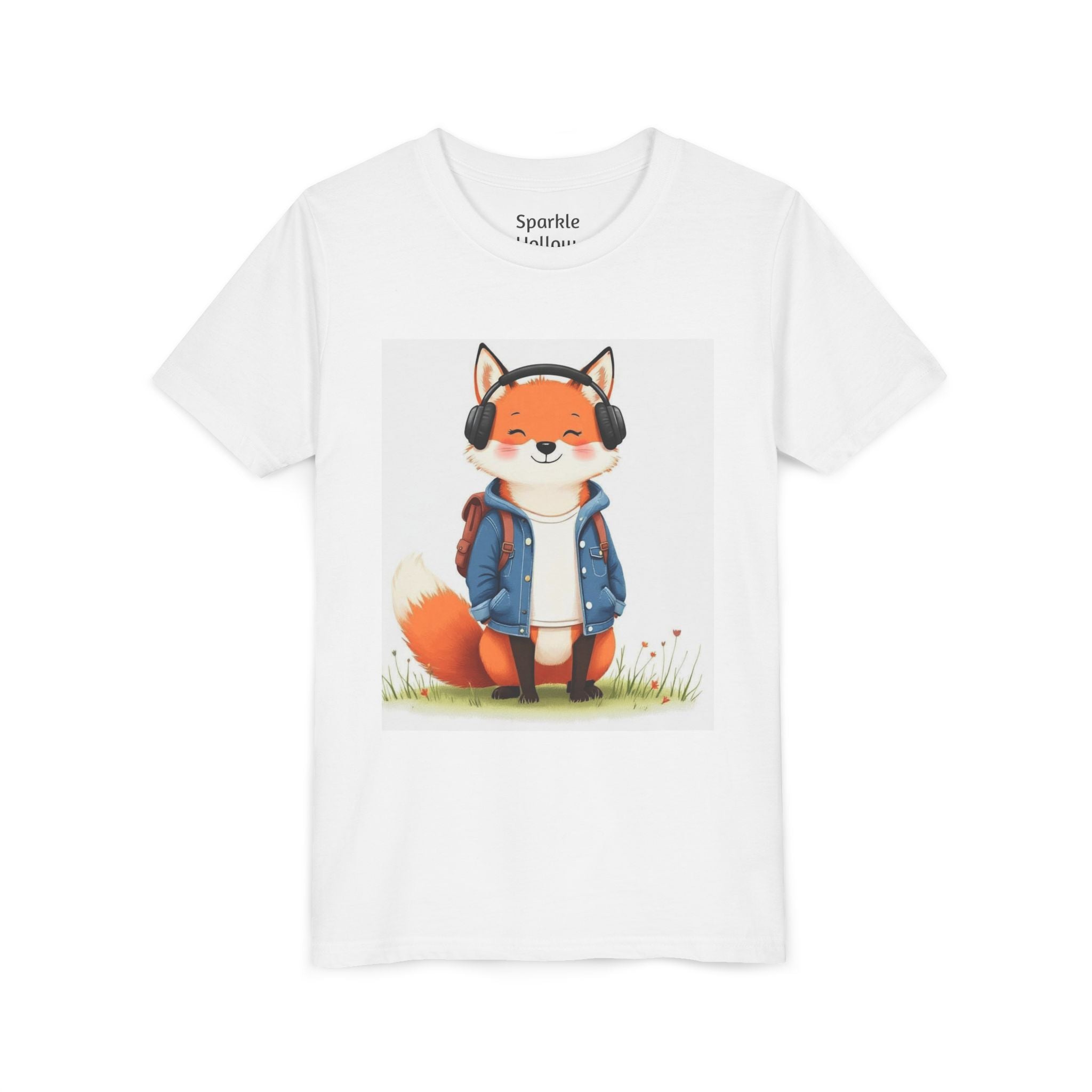 Cool Fox Kid T-Shirt — Sparkle Hollow Youth Tee