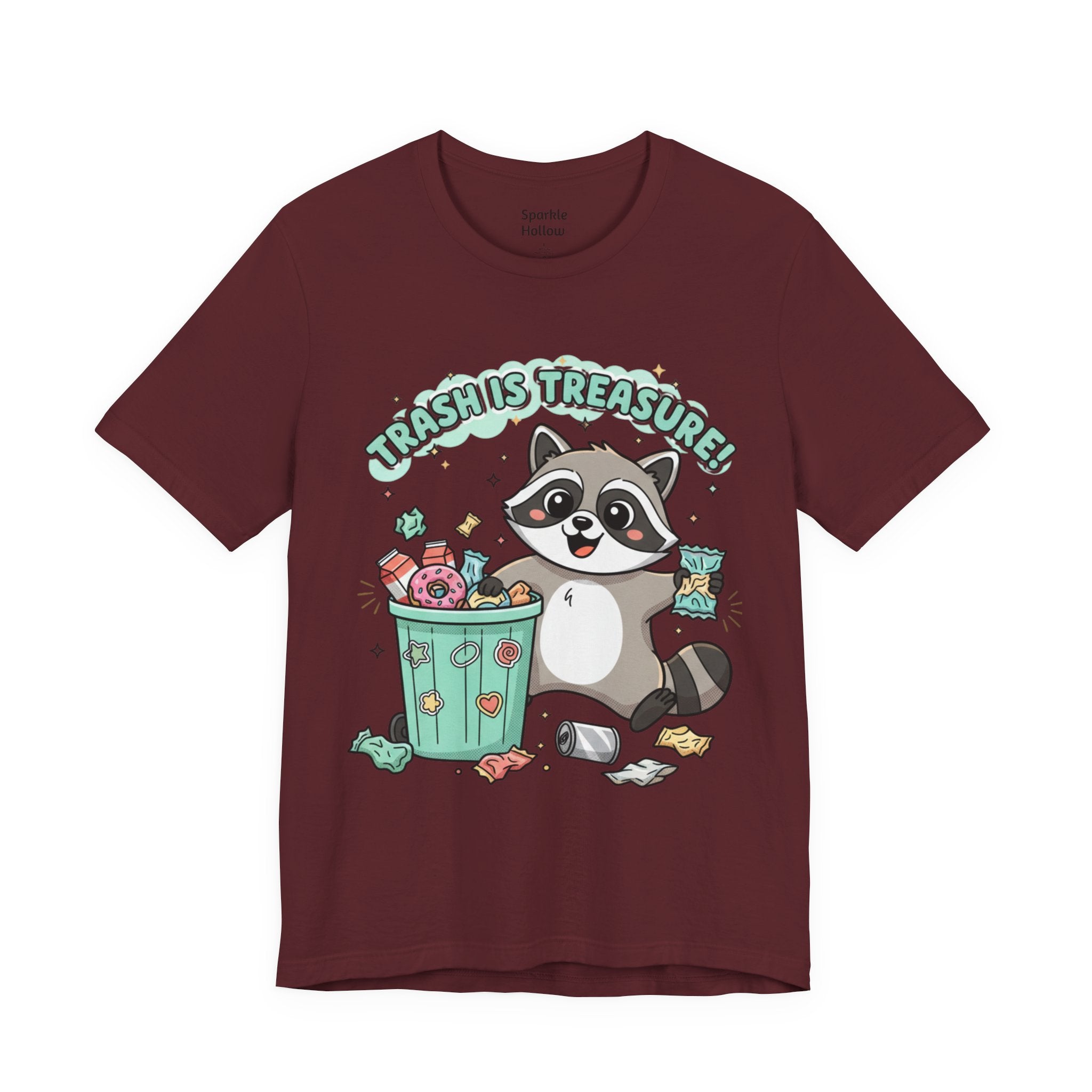 Merry Trash-mas Raccoon Tee | trash panda Christmas, cute holiday humor