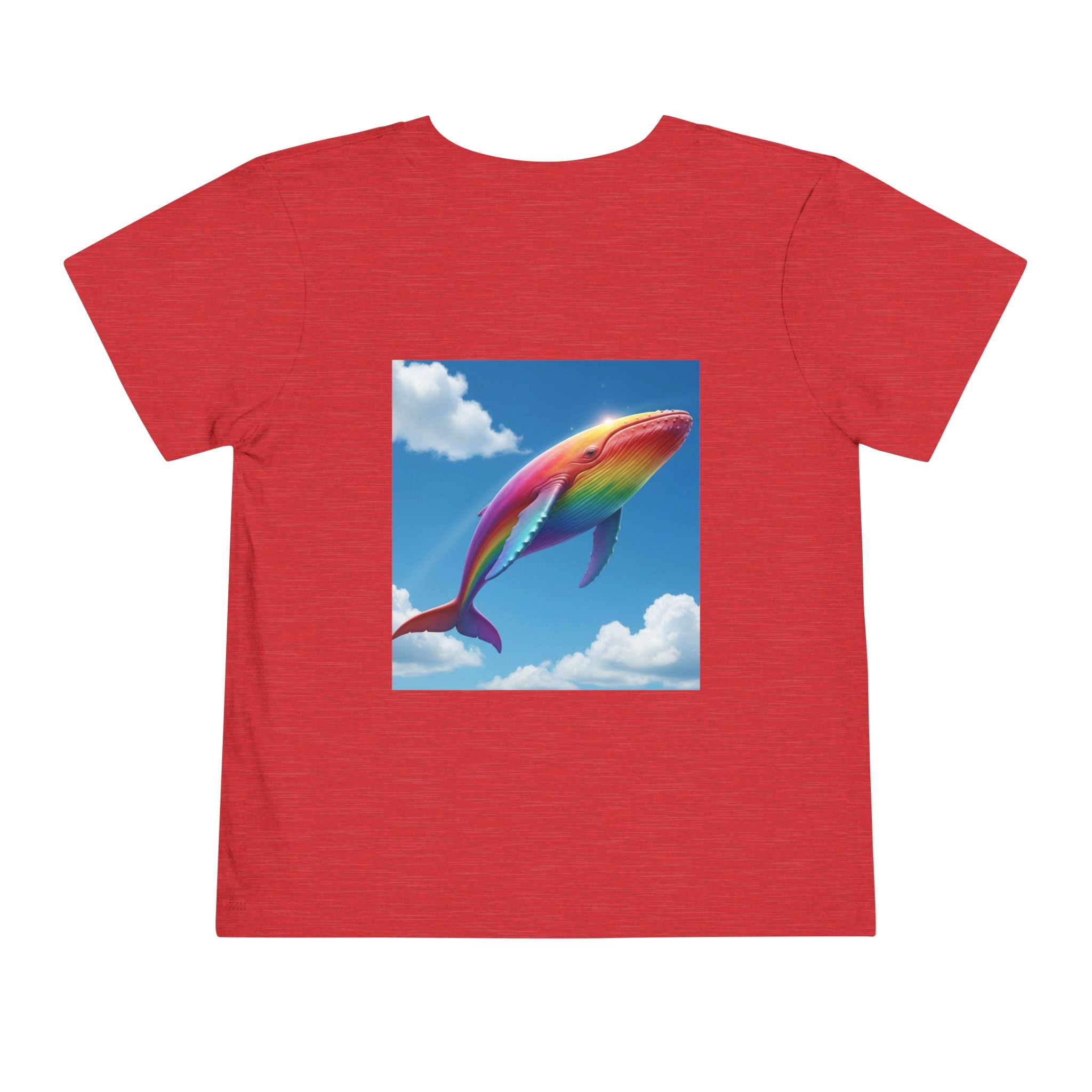 Toddler Tee - Flying Rainbow Whale from the Land of Sparkle Hollow
