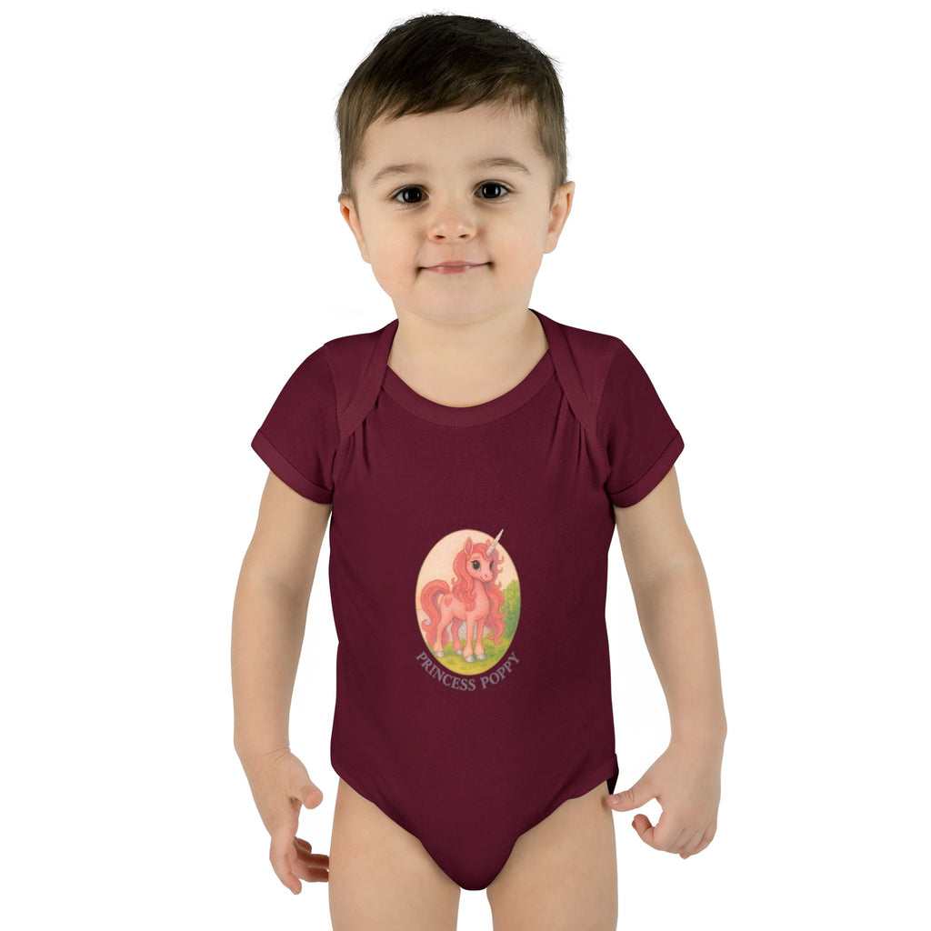 Baby Bodysuit Princess Poppy Unicorn