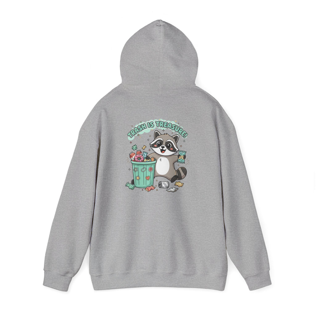 Funny Raccoon Trash Hoodie – 'Trash Panda' Graphic Sweatshirt