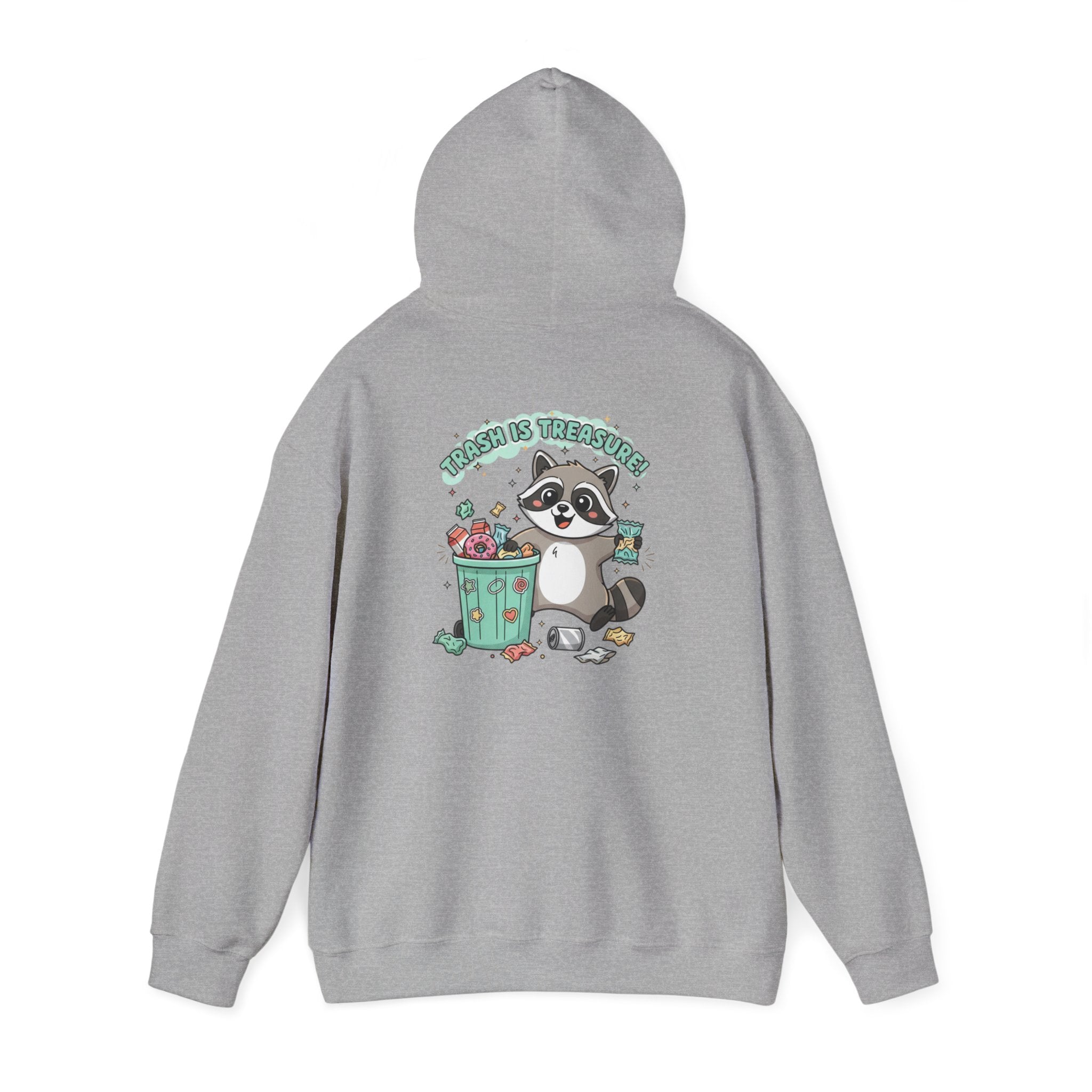 Funny Raccoon Trash Hoodie – 'Trash Panda' Graphic Sweatshirt