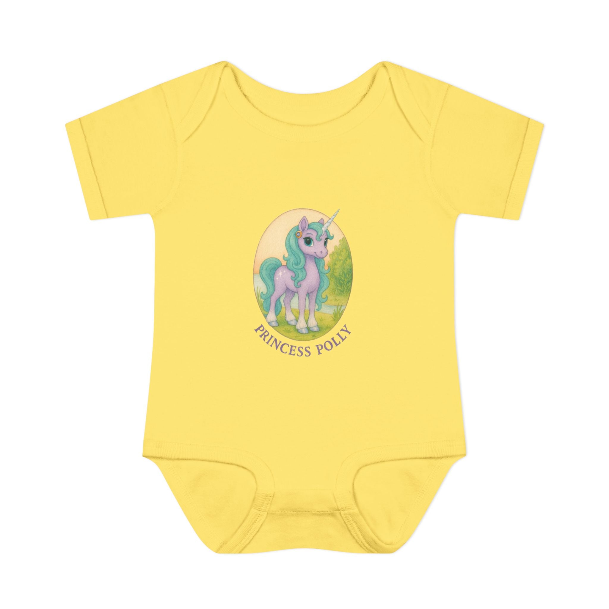 Baby Bodysuit - Princess Polly Unicorn Design