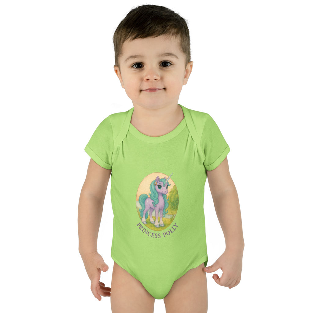 Baby Bodysuit - Princess Polly Unicorn Design