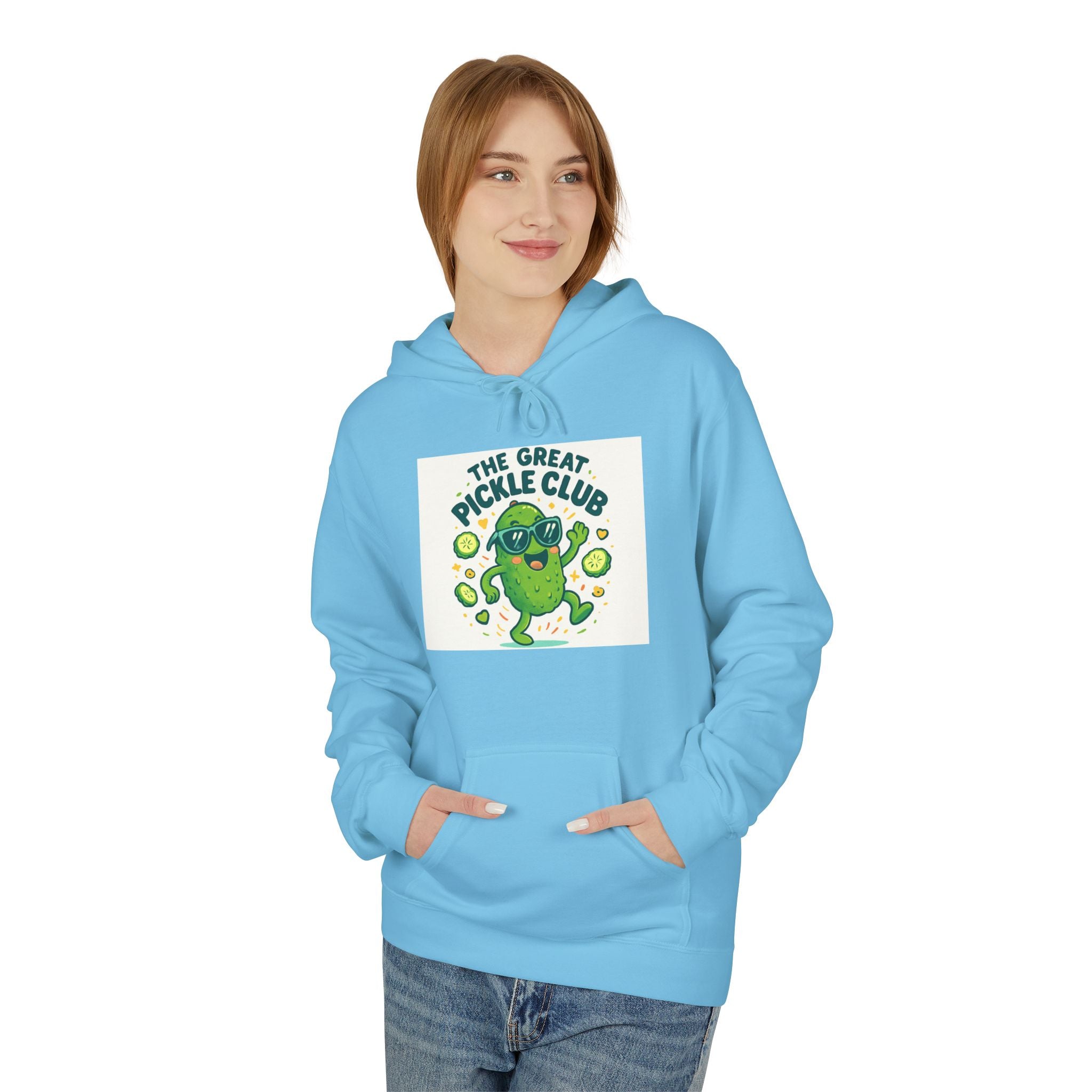 Dancing Pickle Hoodie — Funny Pickleball Player Sweatshirt