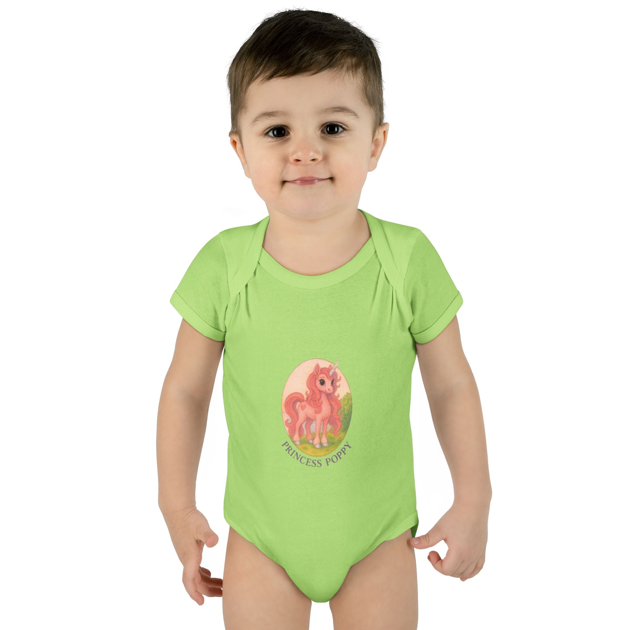 Baby Bodysuit Princess Poppy Unicorn