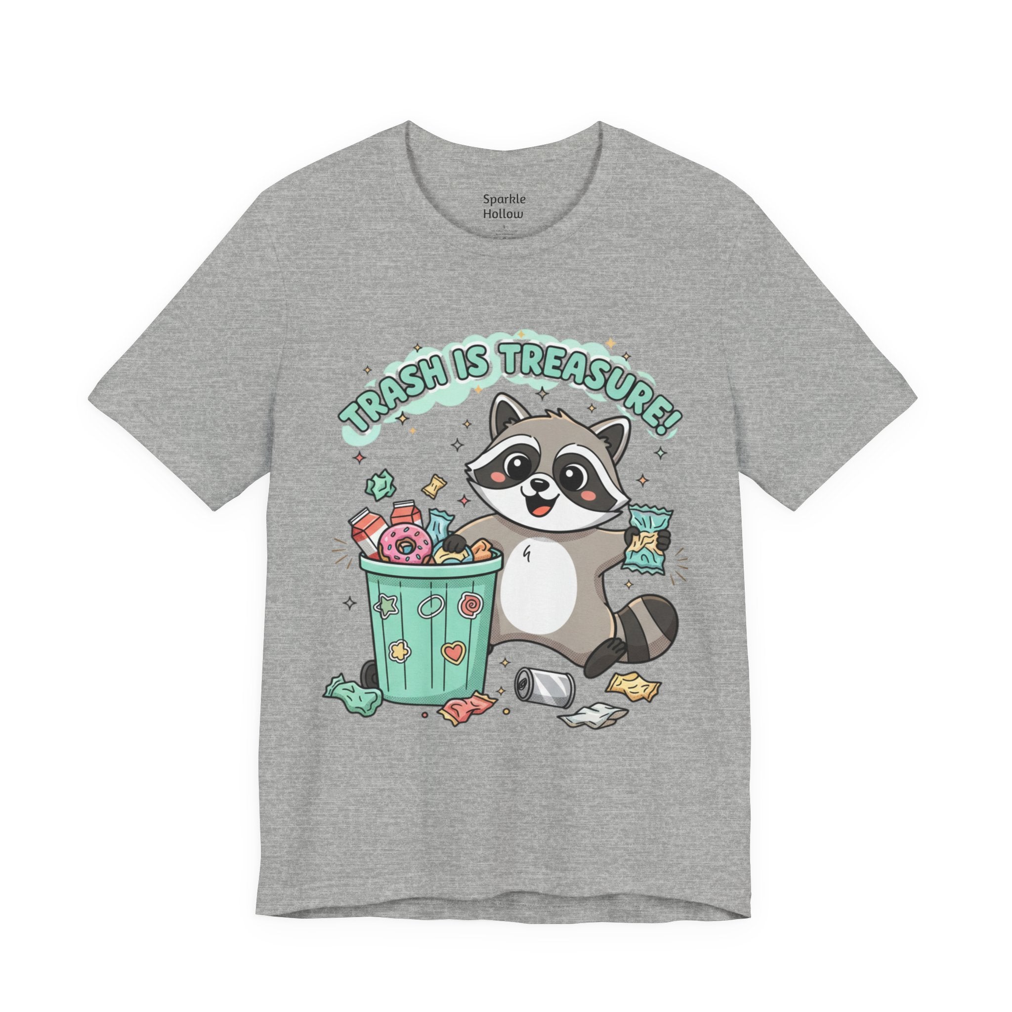 Merry Trash-mas Raccoon Tee | trash panda Christmas, cute holiday humor