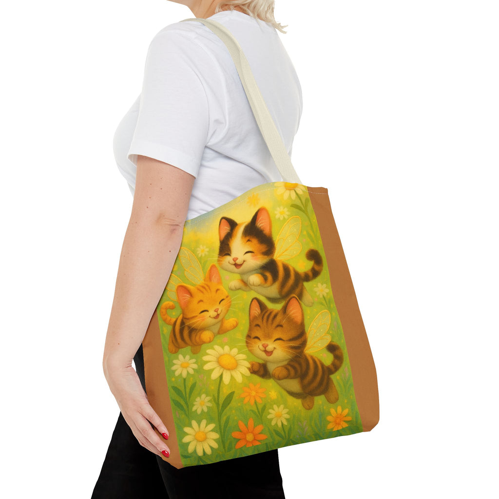 Bumble Cat Tote Bag - Whimsical Design from Sparkle Hollow