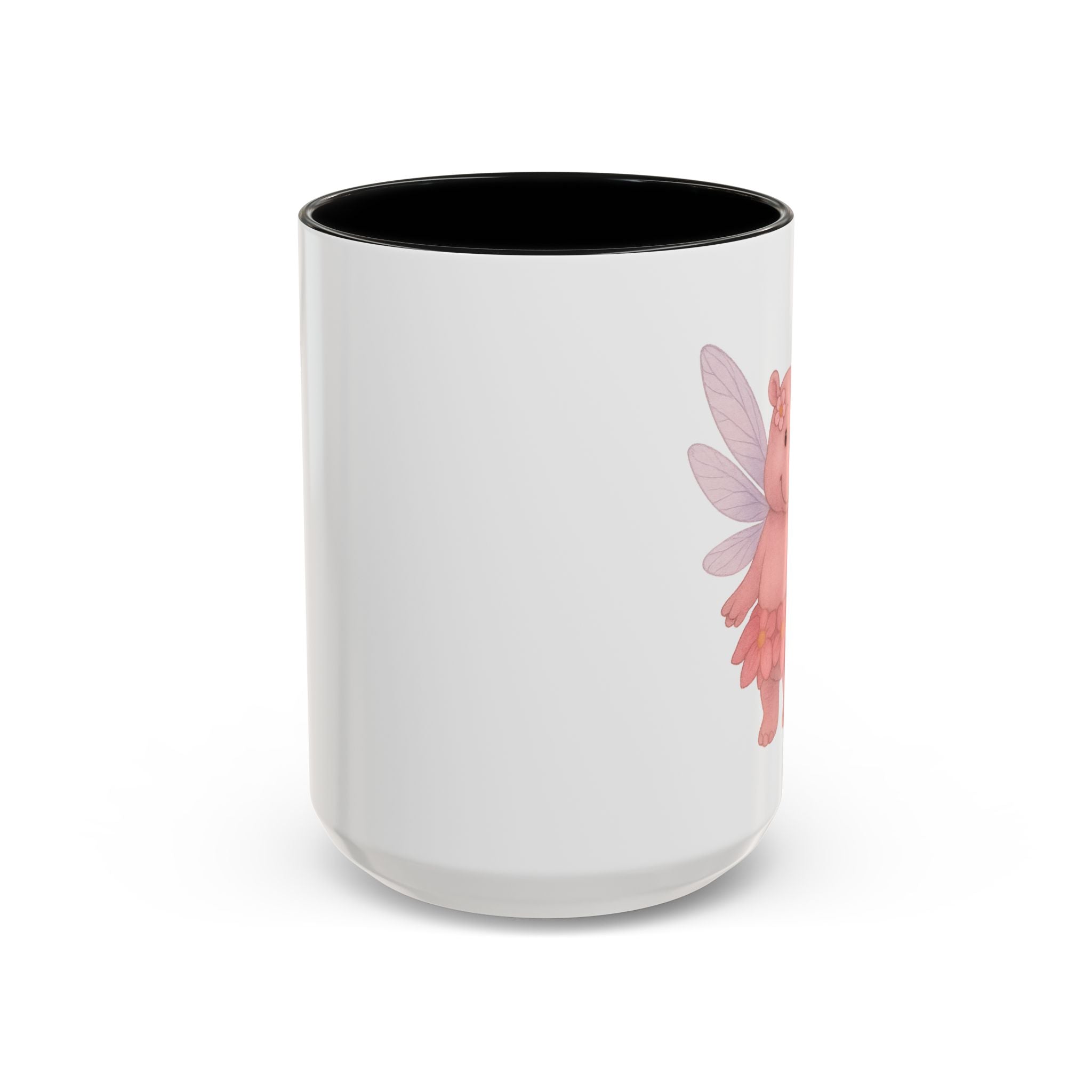 Coffee Mug - Whimsical Hippo Fairy Design