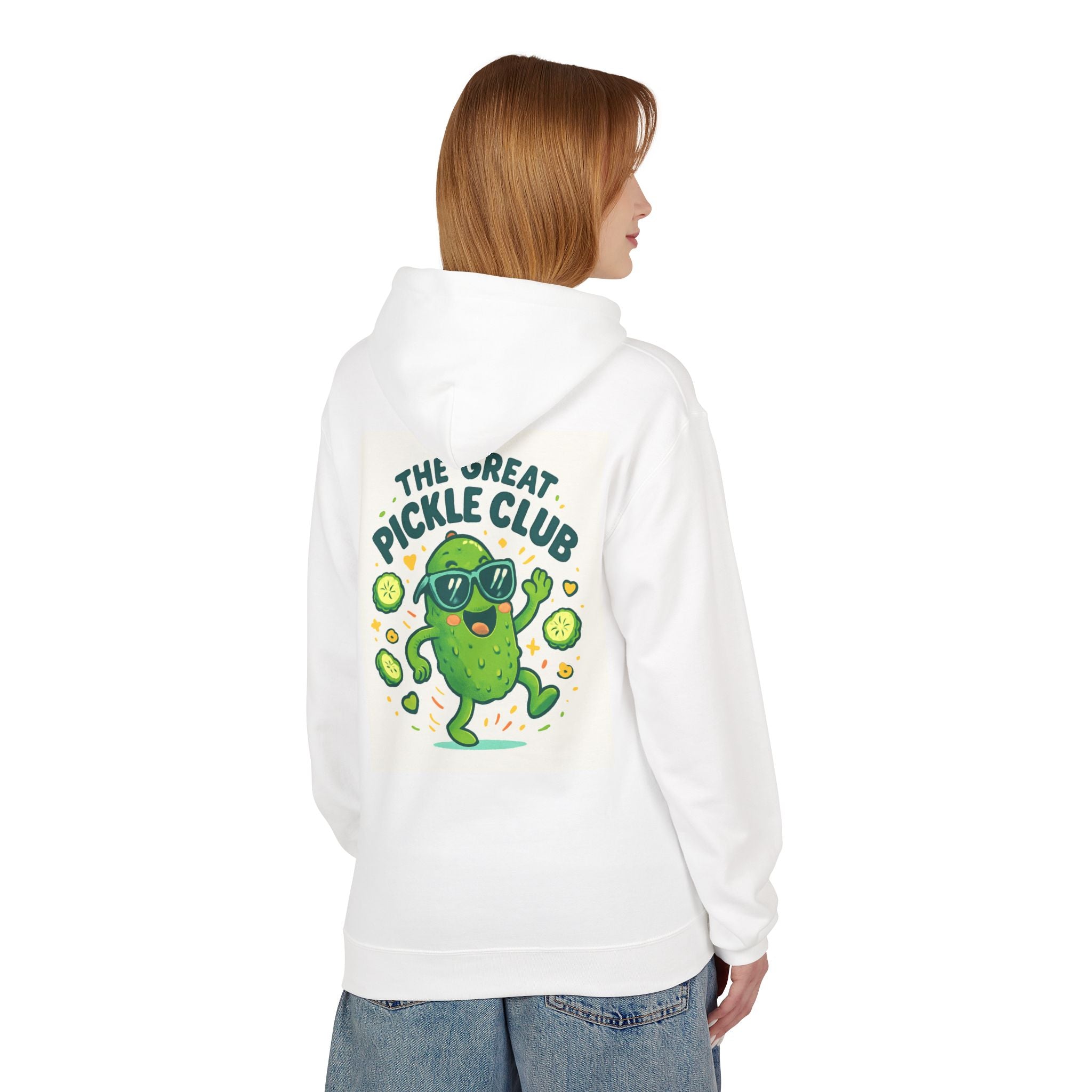 Dancing Pickle Hoodie — Funny Pickleball Player Sweatshirt