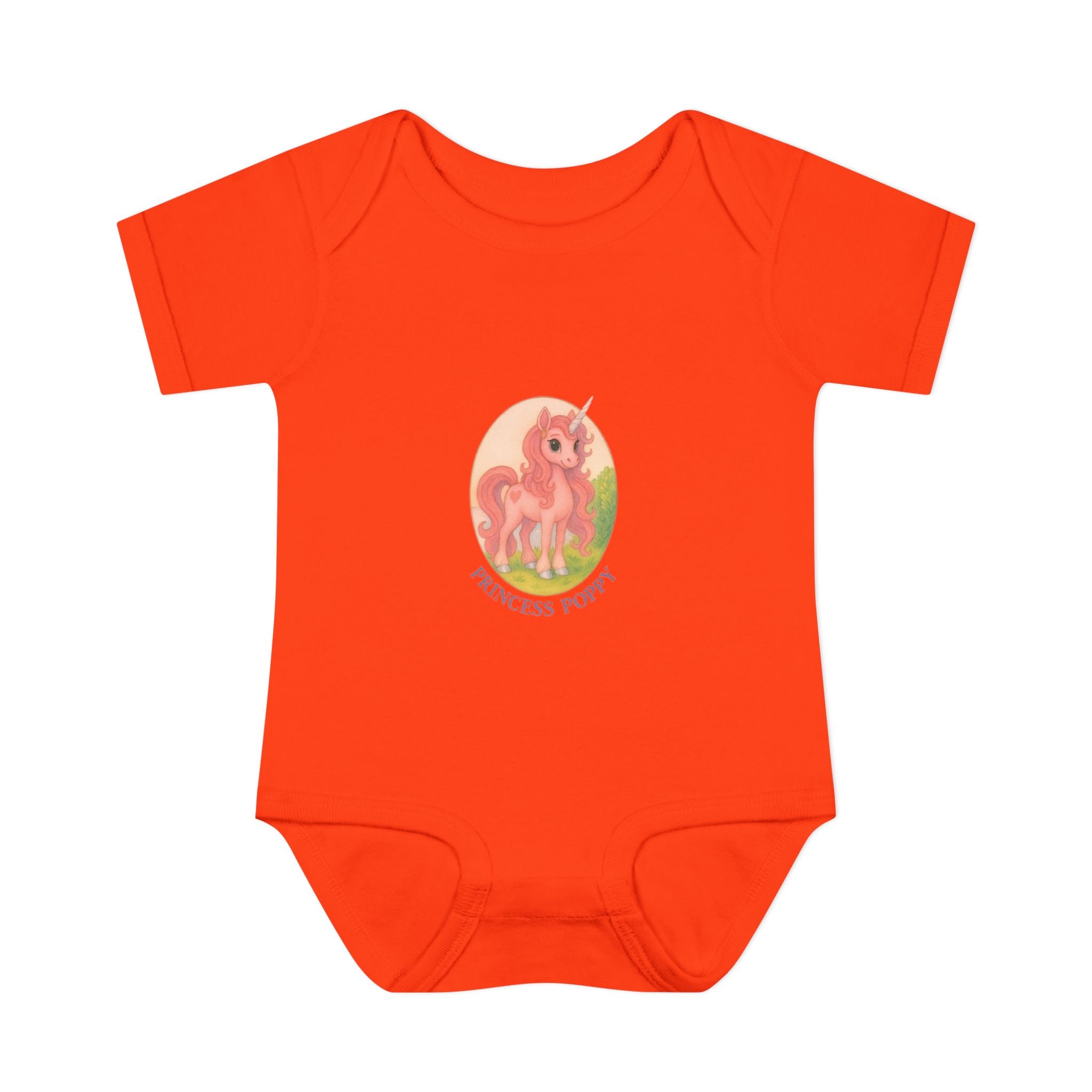 Baby Bodysuit Princess Poppy Unicorn