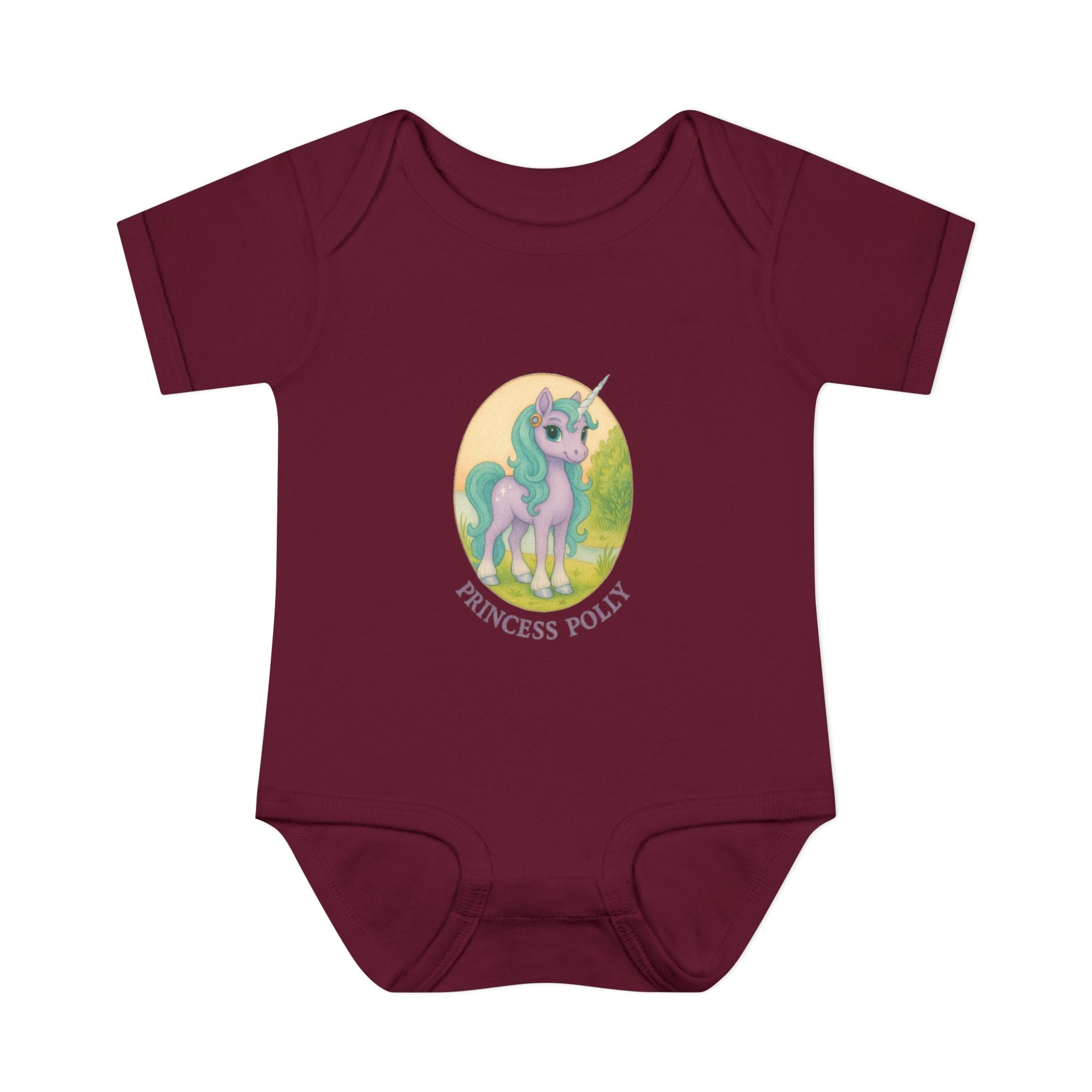 Baby Bodysuit - Princess Polly Unicorn Design