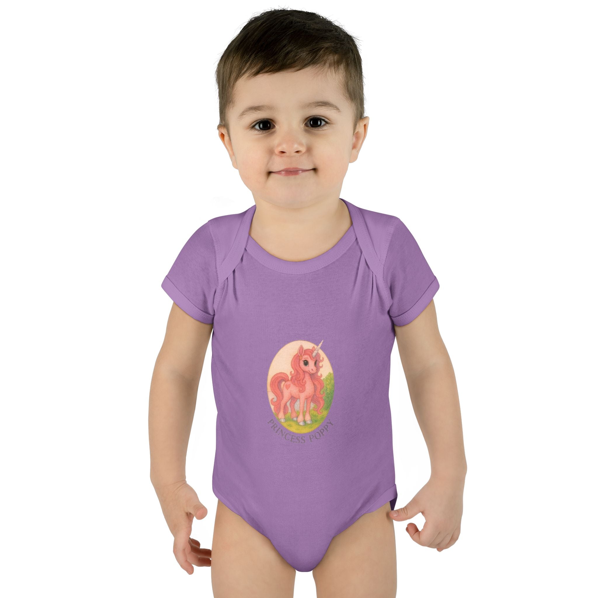Baby Bodysuit Princess Poppy Unicorn