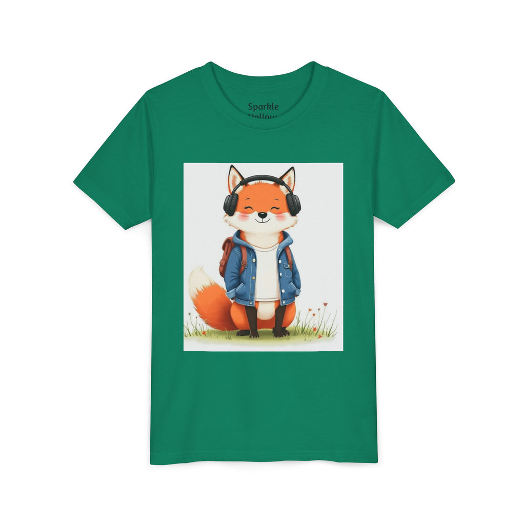 Cool Fox Kid T-Shirt — Sparkle Hollow Youth Tee