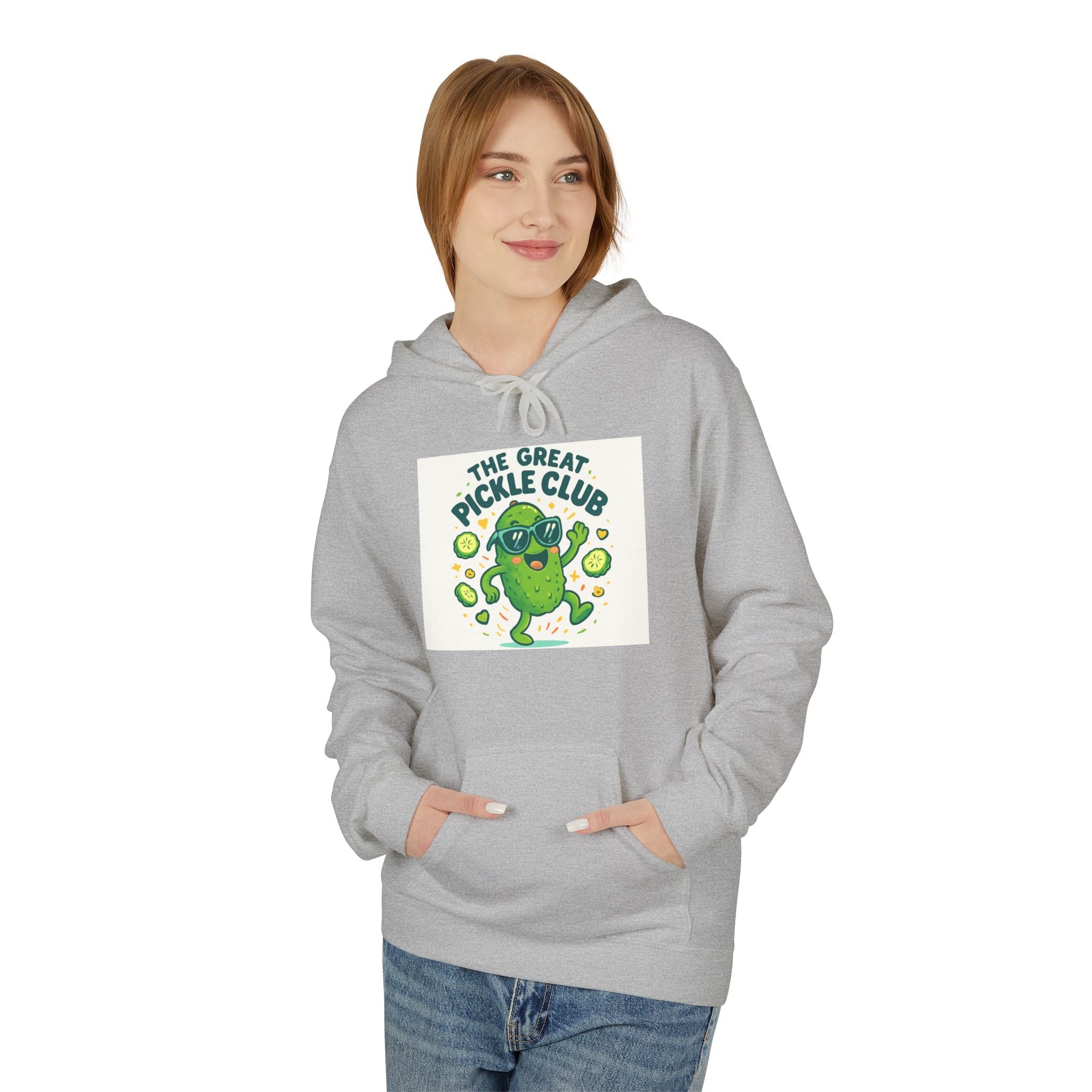 Dancing Pickle Hoodie — Funny Pickleball Player Sweatshirt