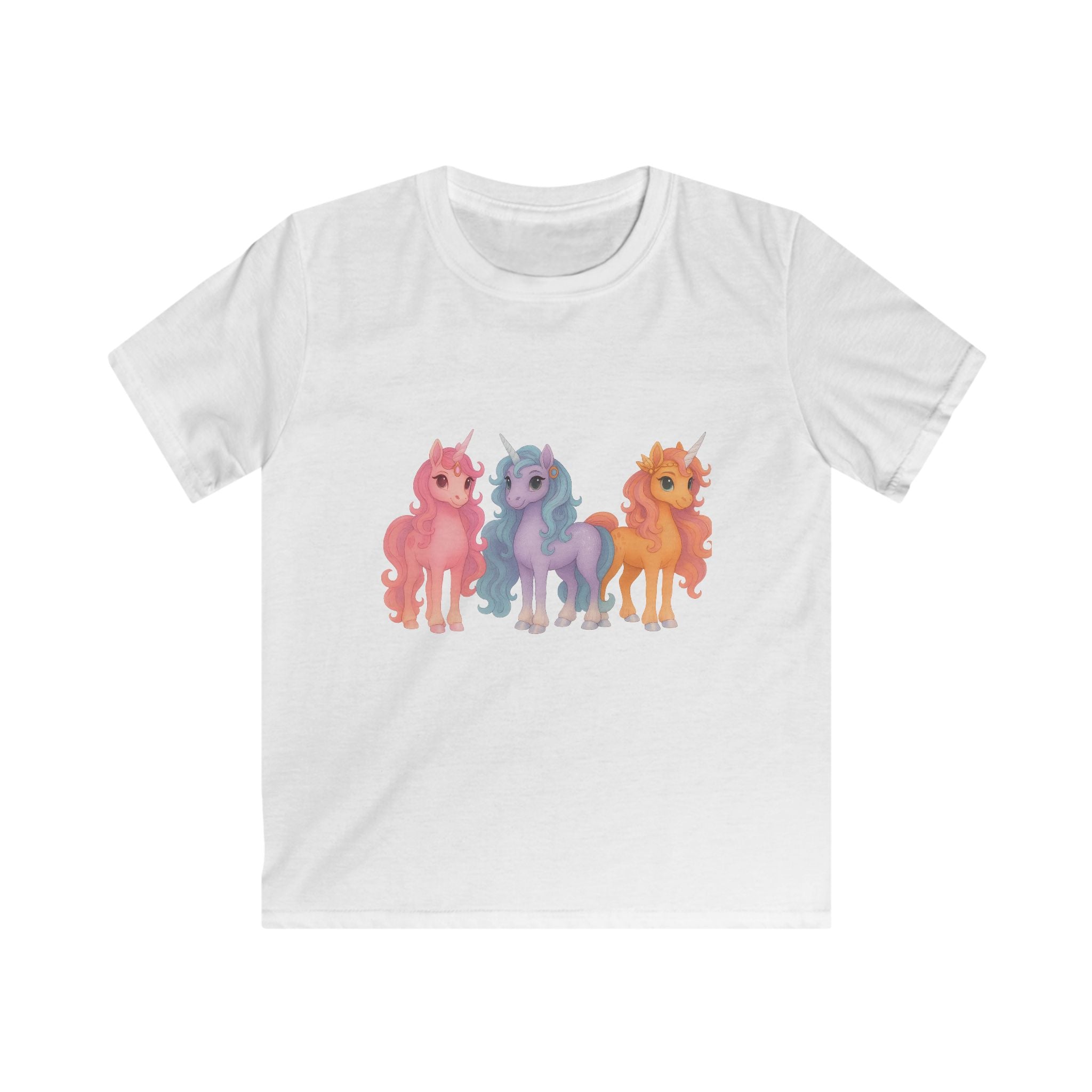 Kids Tee - Whimsical Unicorn Princesses