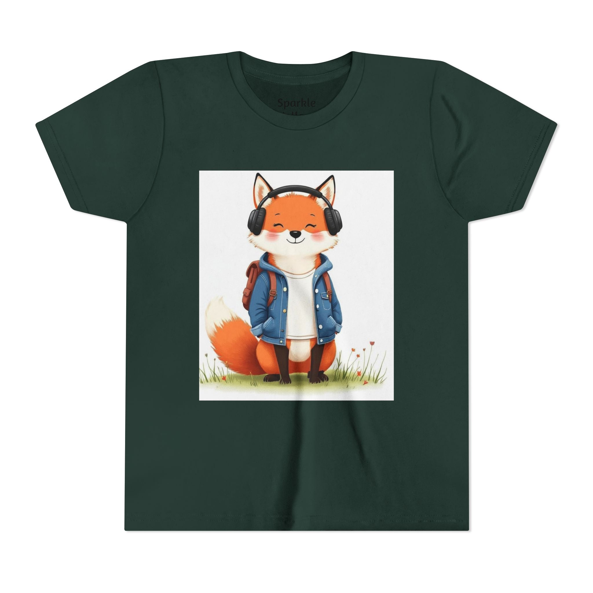 Cool Fox Kid T-Shirt — Sparkle Hollow Youth Tee