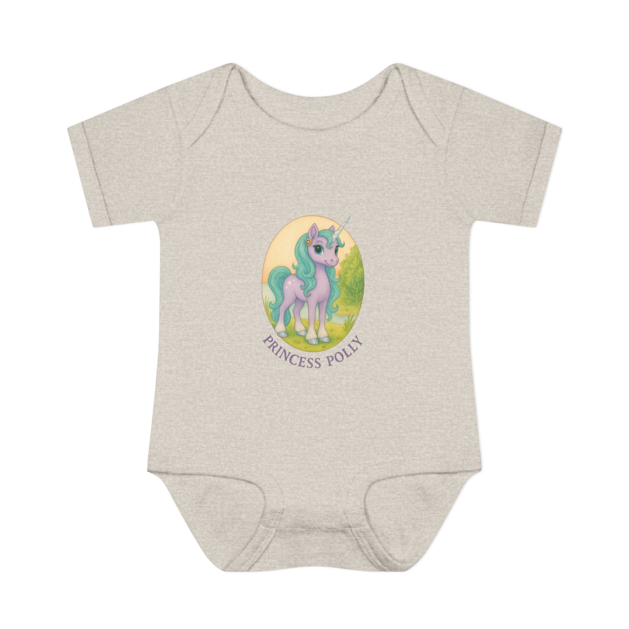 Baby Bodysuit - Princess Polly Unicorn Design