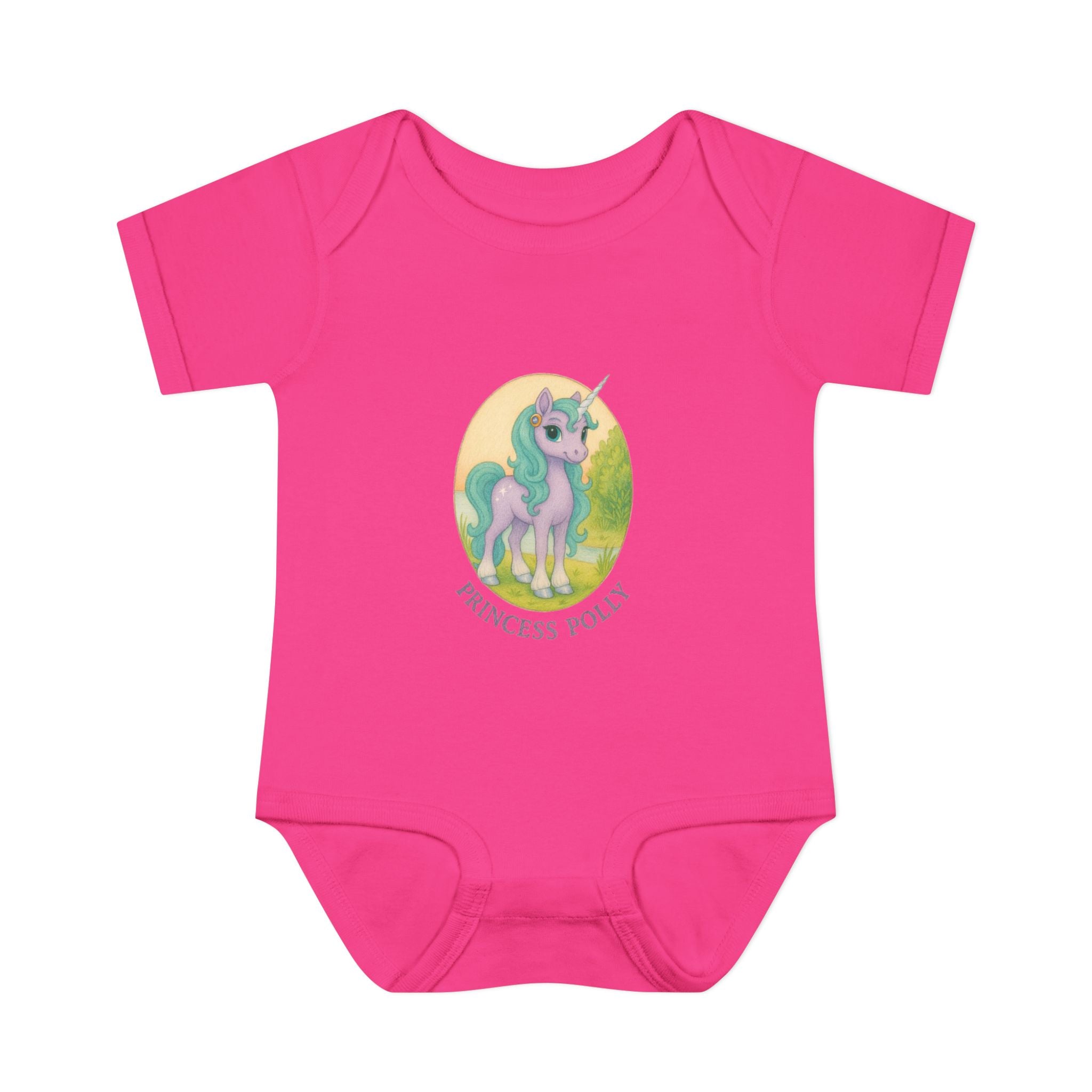 Baby Bodysuit - Princess Polly Unicorn Design