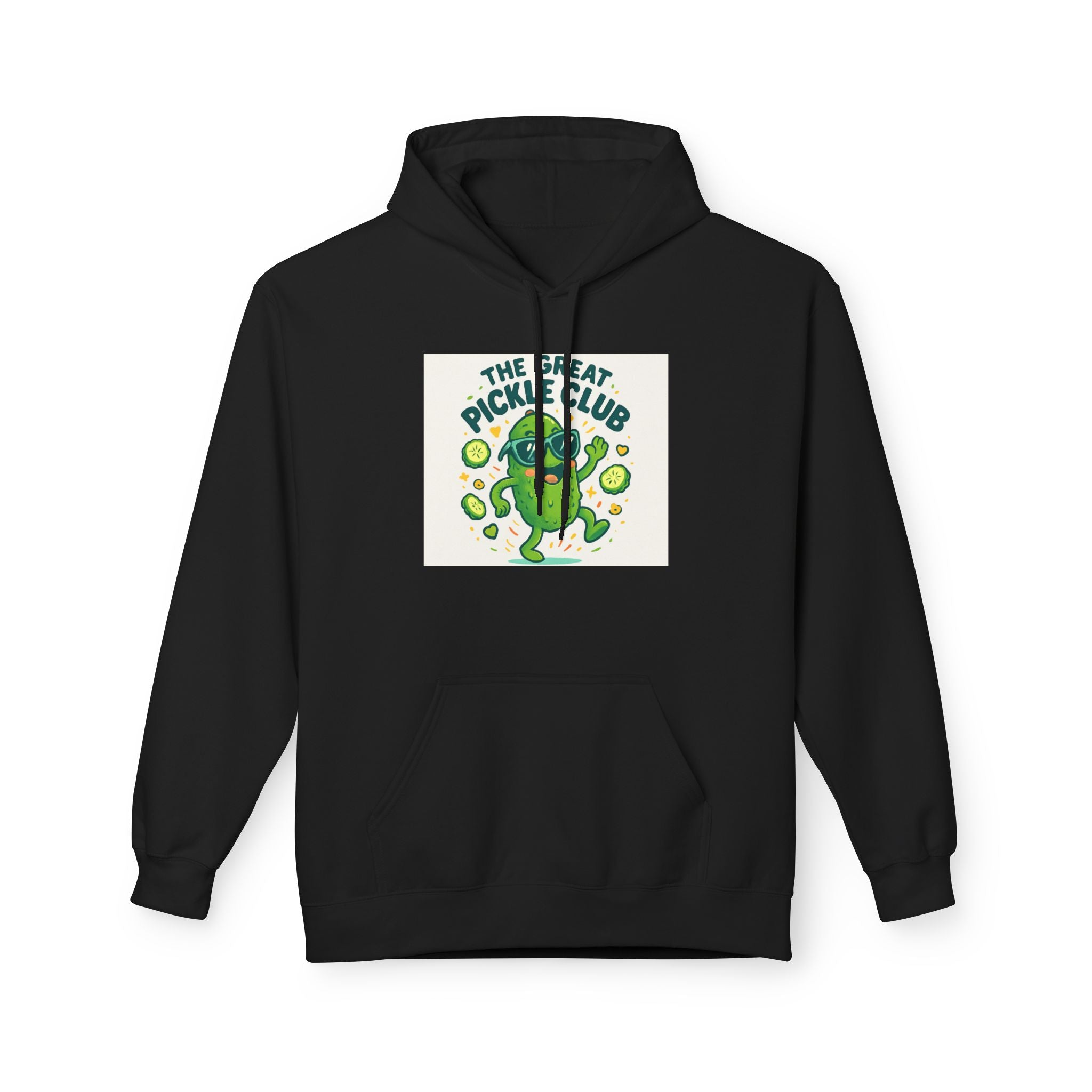Dancing Pickle Hoodie — Funny Pickleball Player Sweatshirt