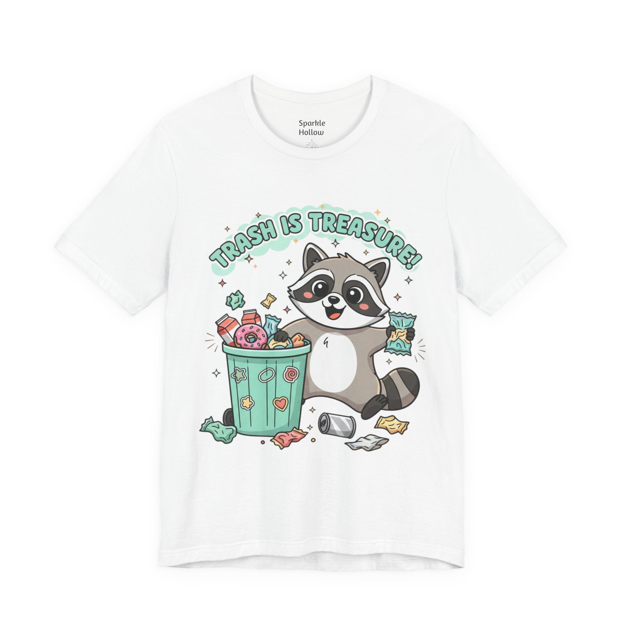 Merry Trash-mas Raccoon Tee | trash panda Christmas, cute holiday humor