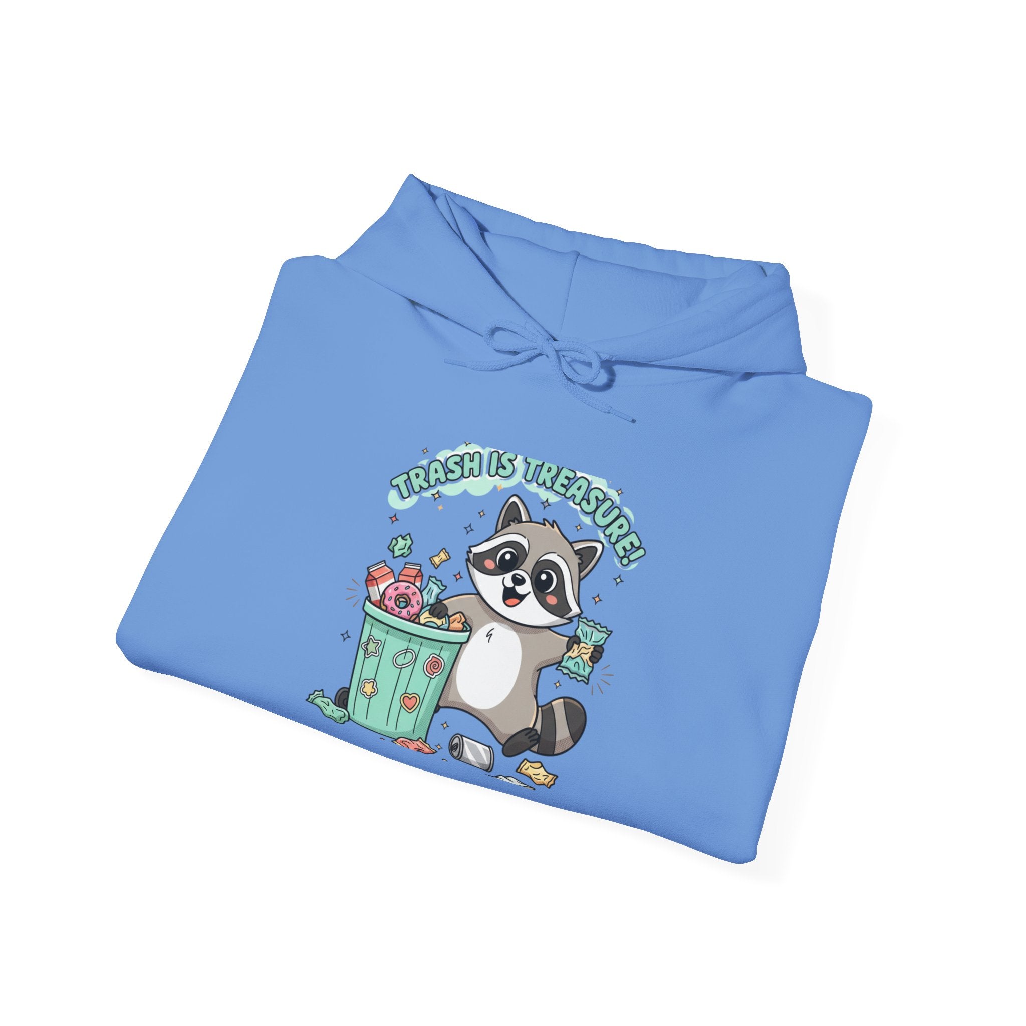 Funny Raccoon Trash Hoodie – 'Trash Panda' Graphic Sweatshirt