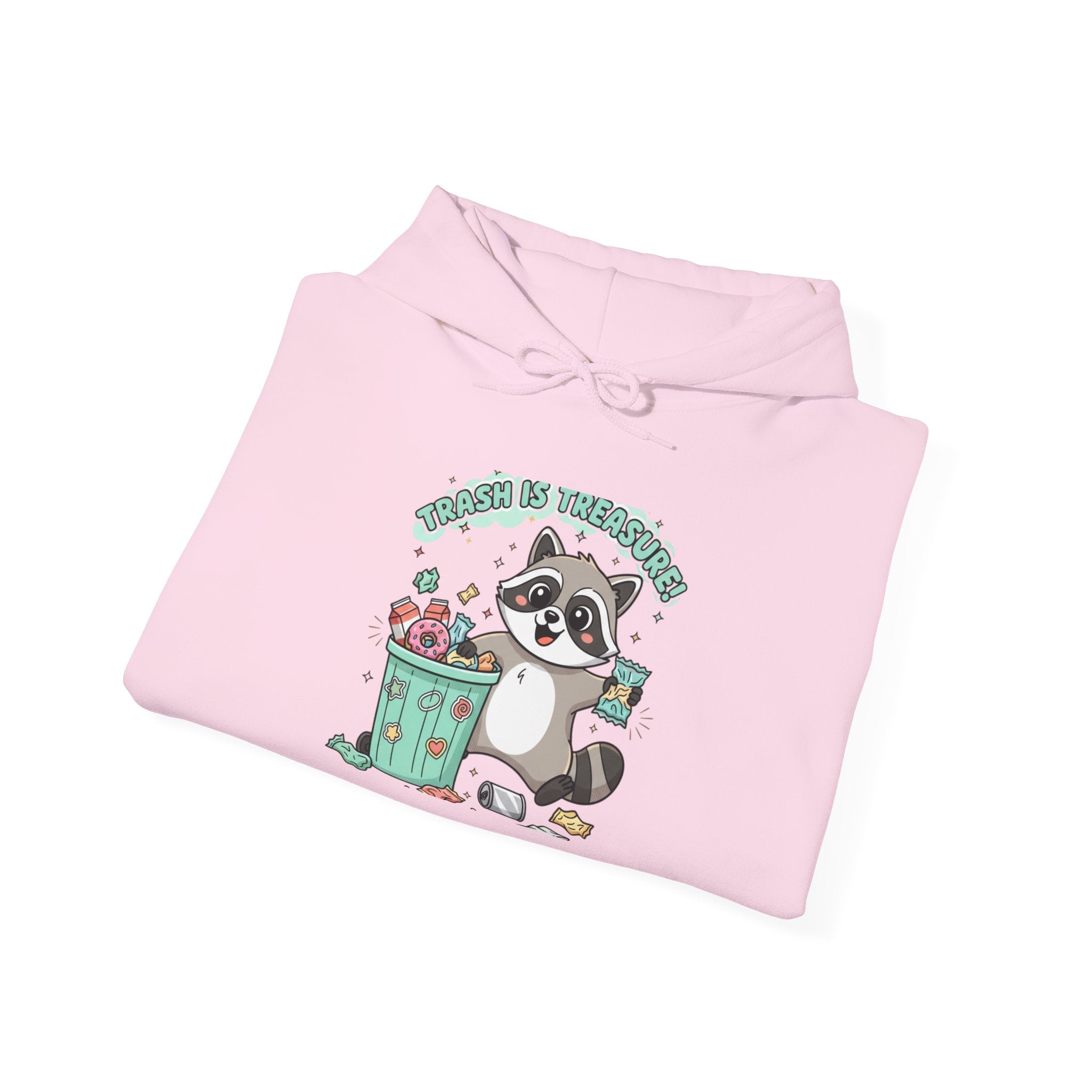 Funny Raccoon Trash Hoodie – 'Trash Panda' Graphic Sweatshirt