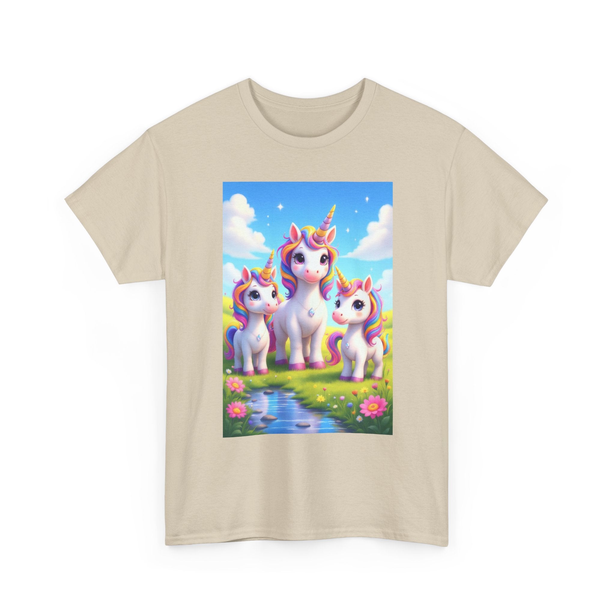 Unisex Tee - Unicorn Family Design