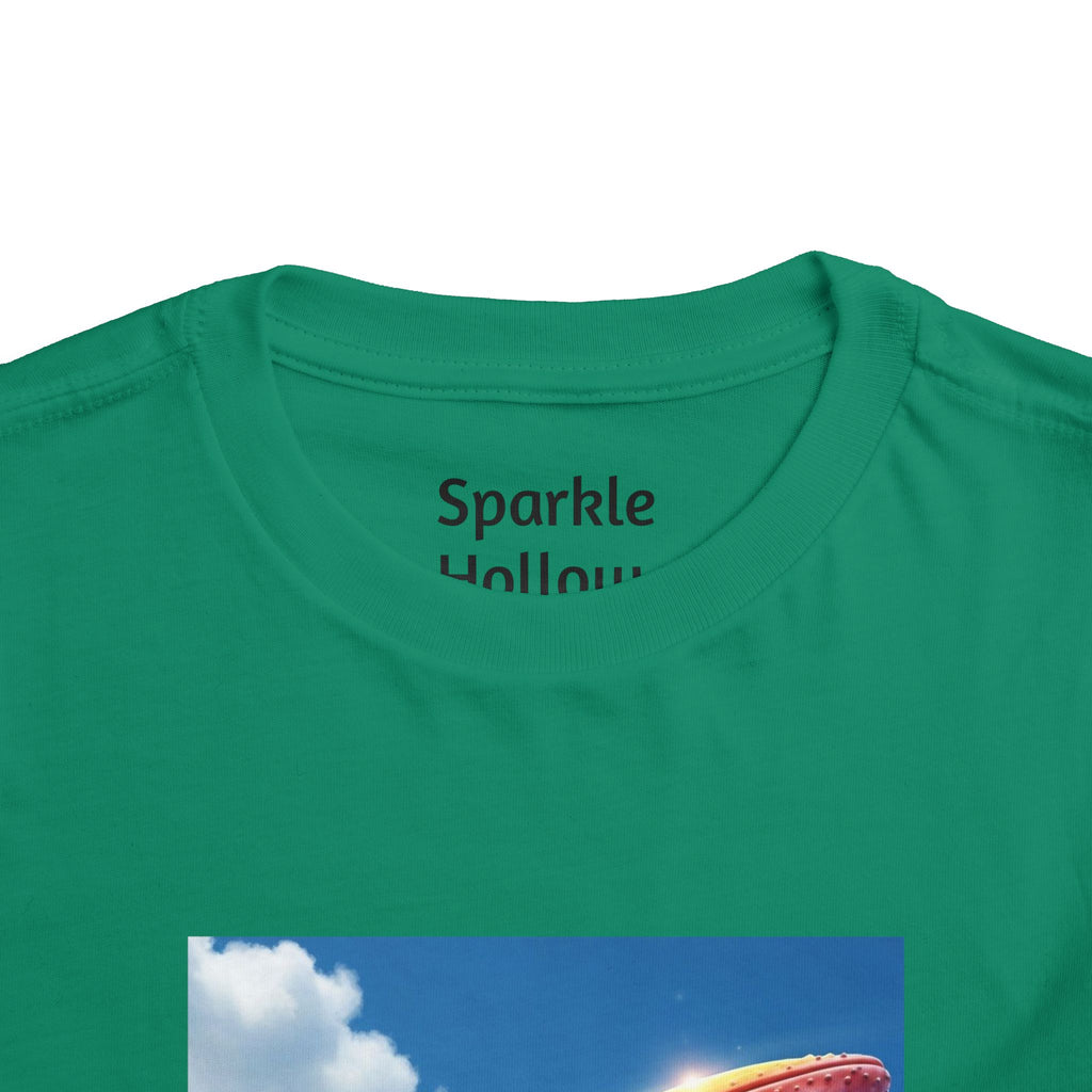 Toddler Tee - Flying Rainbow Whale from the Land of Sparkle Hollow