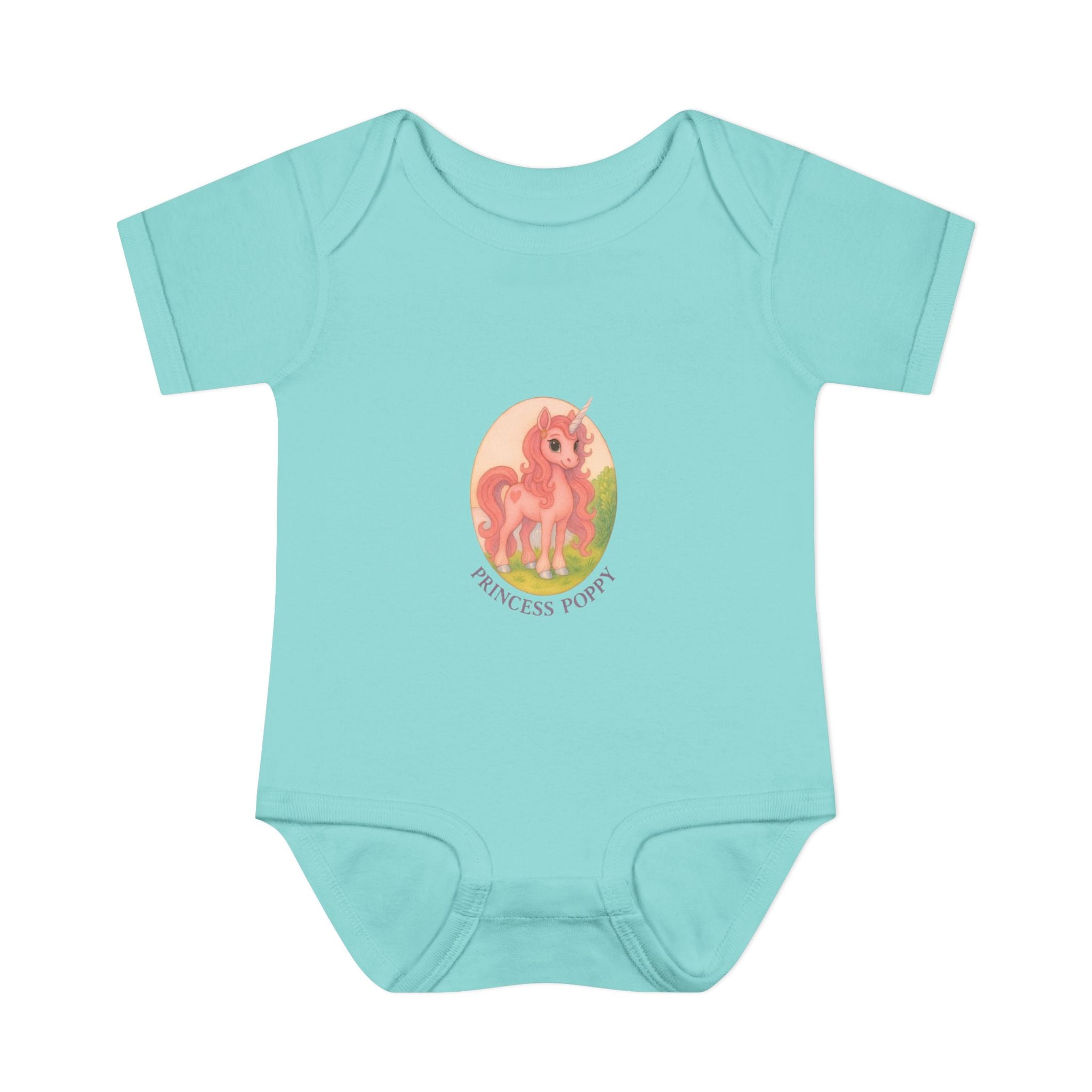 Baby Bodysuit Princess Poppy Unicorn