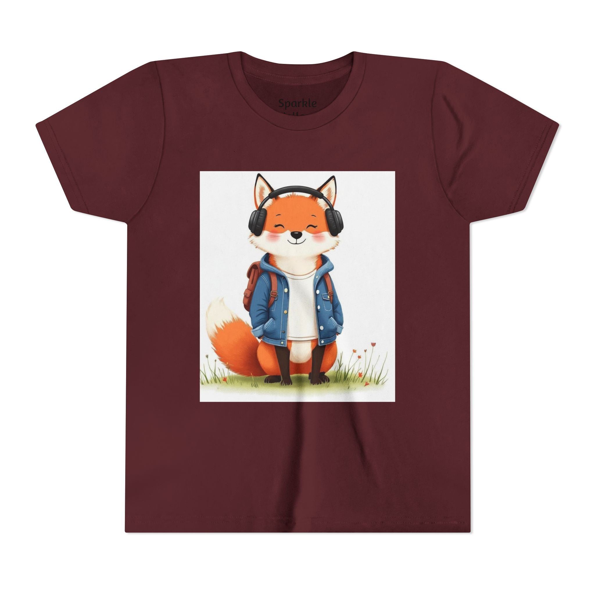 Cool Fox Kid T-Shirt — Sparkle Hollow Youth Tee