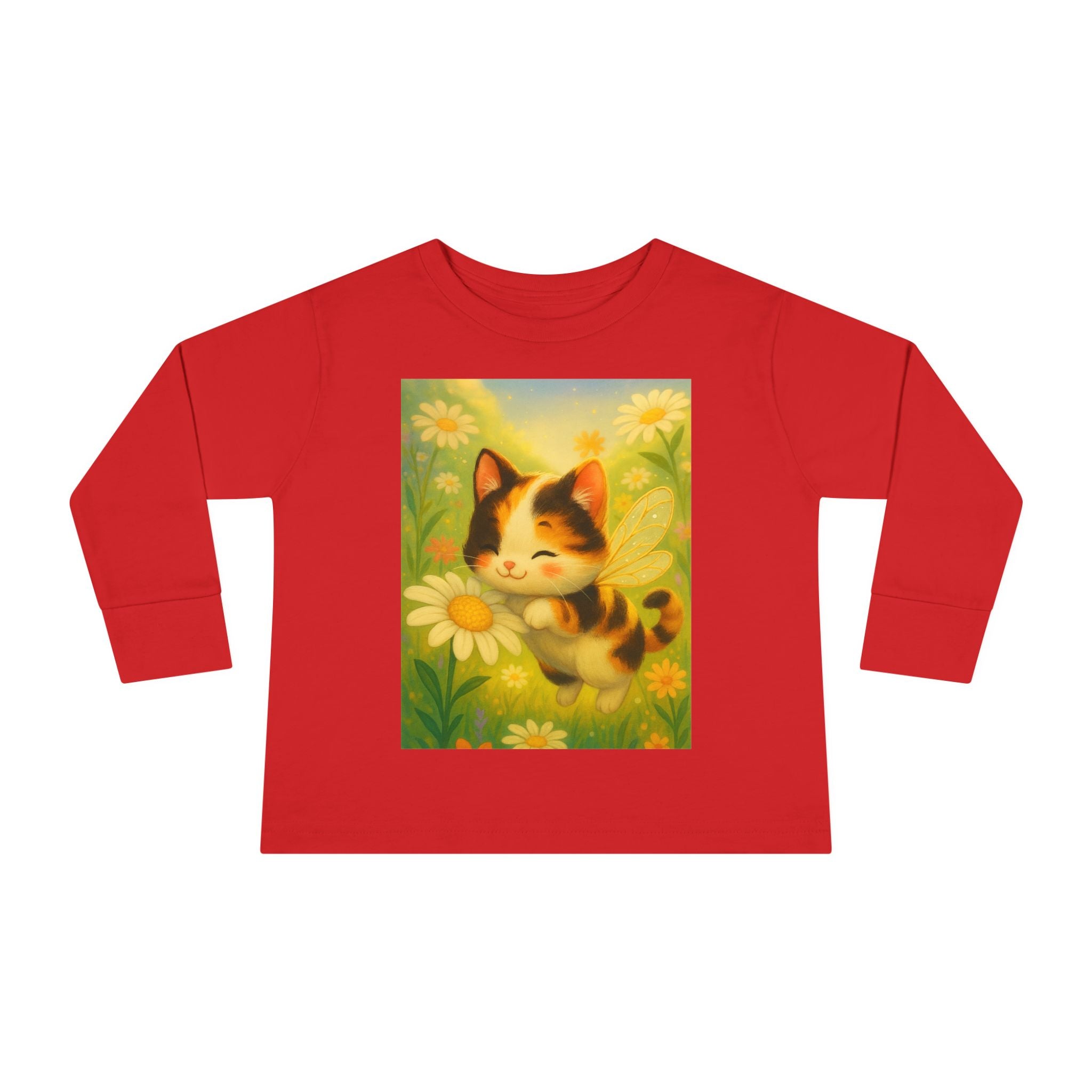 Toddler Tee - Whimsical Buzzabelle the Bumble Cat