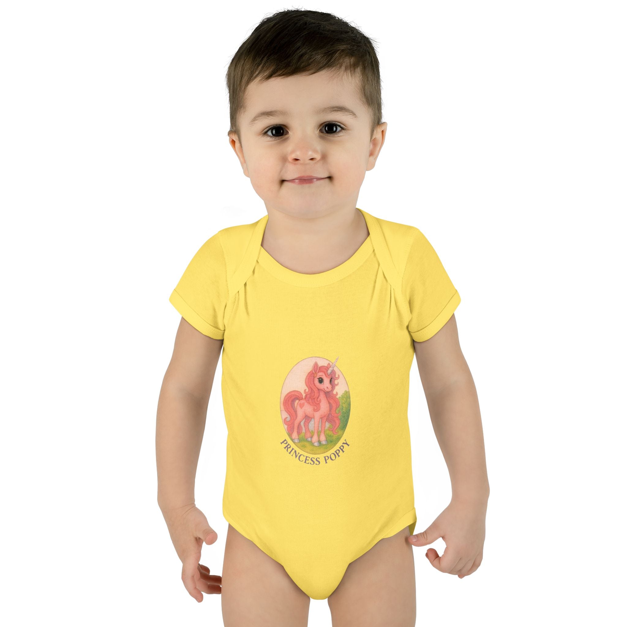 Baby Bodysuit Princess Poppy Unicorn