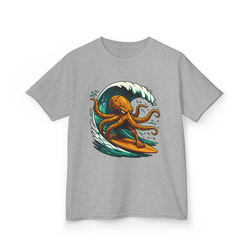 Kids Tee — Octo Surfer Surfing Wave Graphic