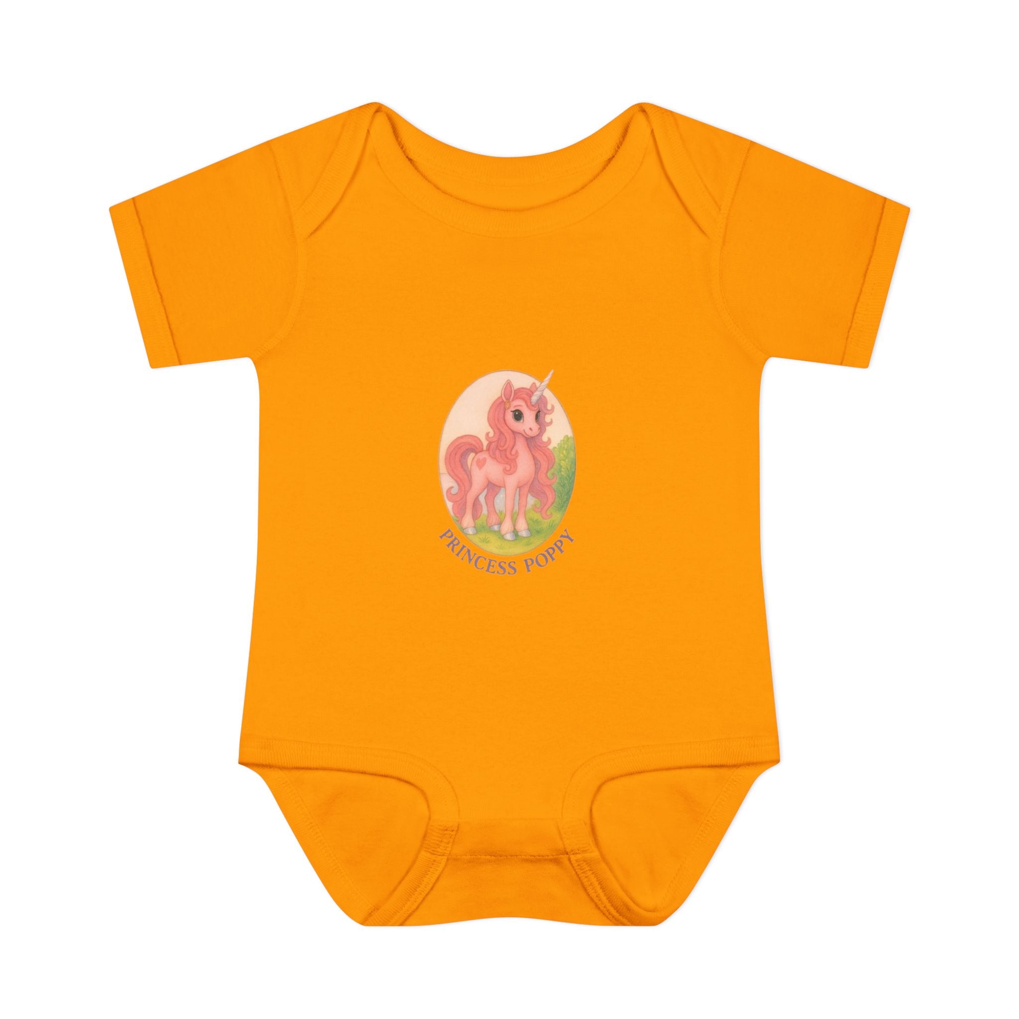 Baby Bodysuit Princess Poppy Unicorn