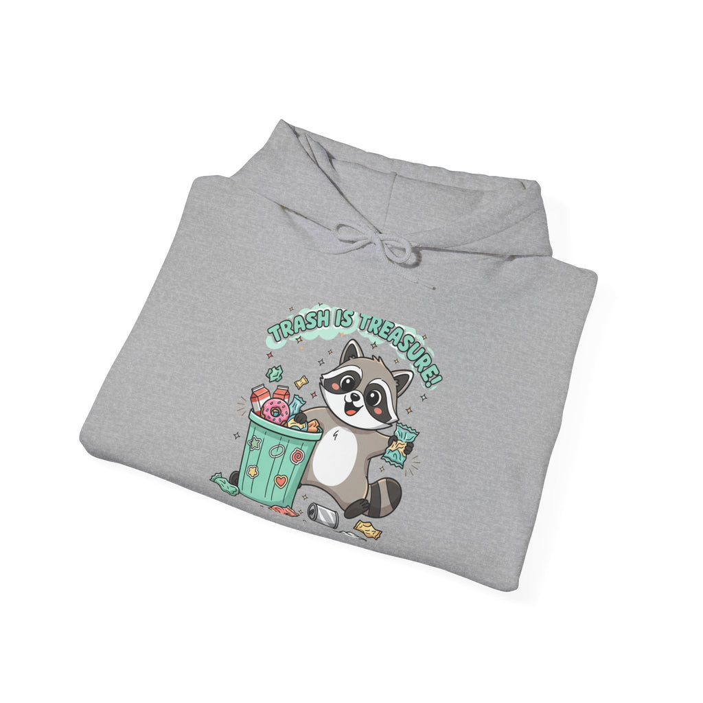 Funny Raccoon Trash Hoodie – 'Trash Panda' Graphic Sweatshirt