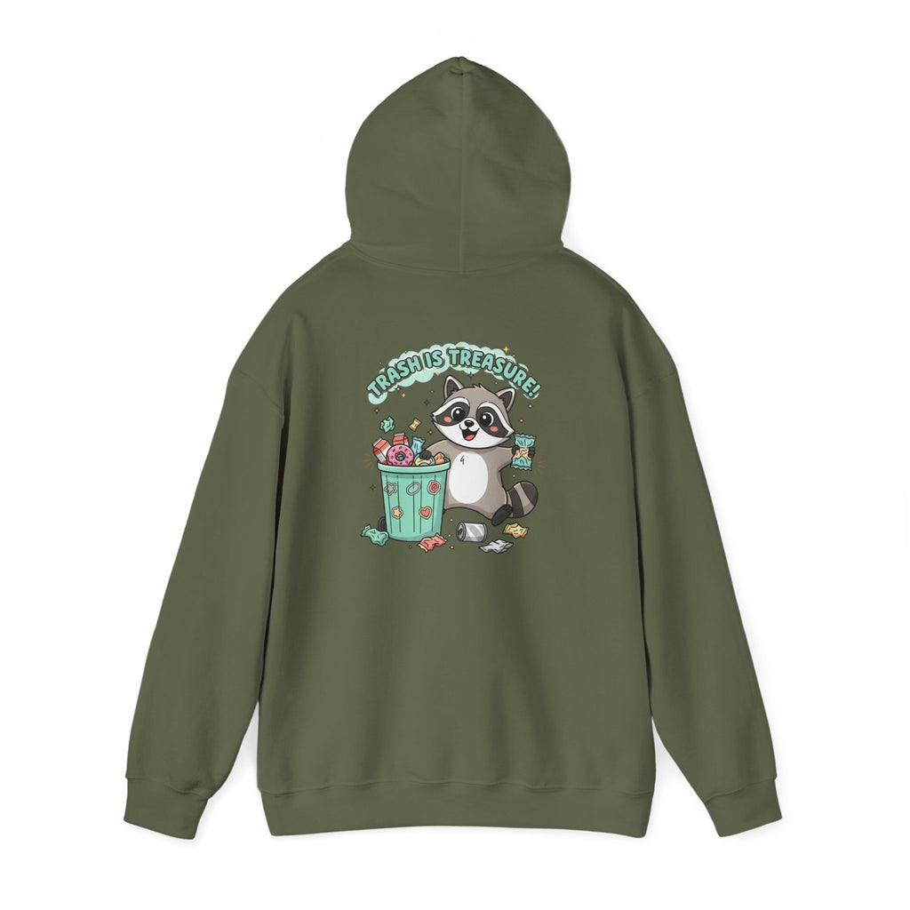 Funny Raccoon Trash Hoodie – 'Trash Panda' Graphic Sweatshirt