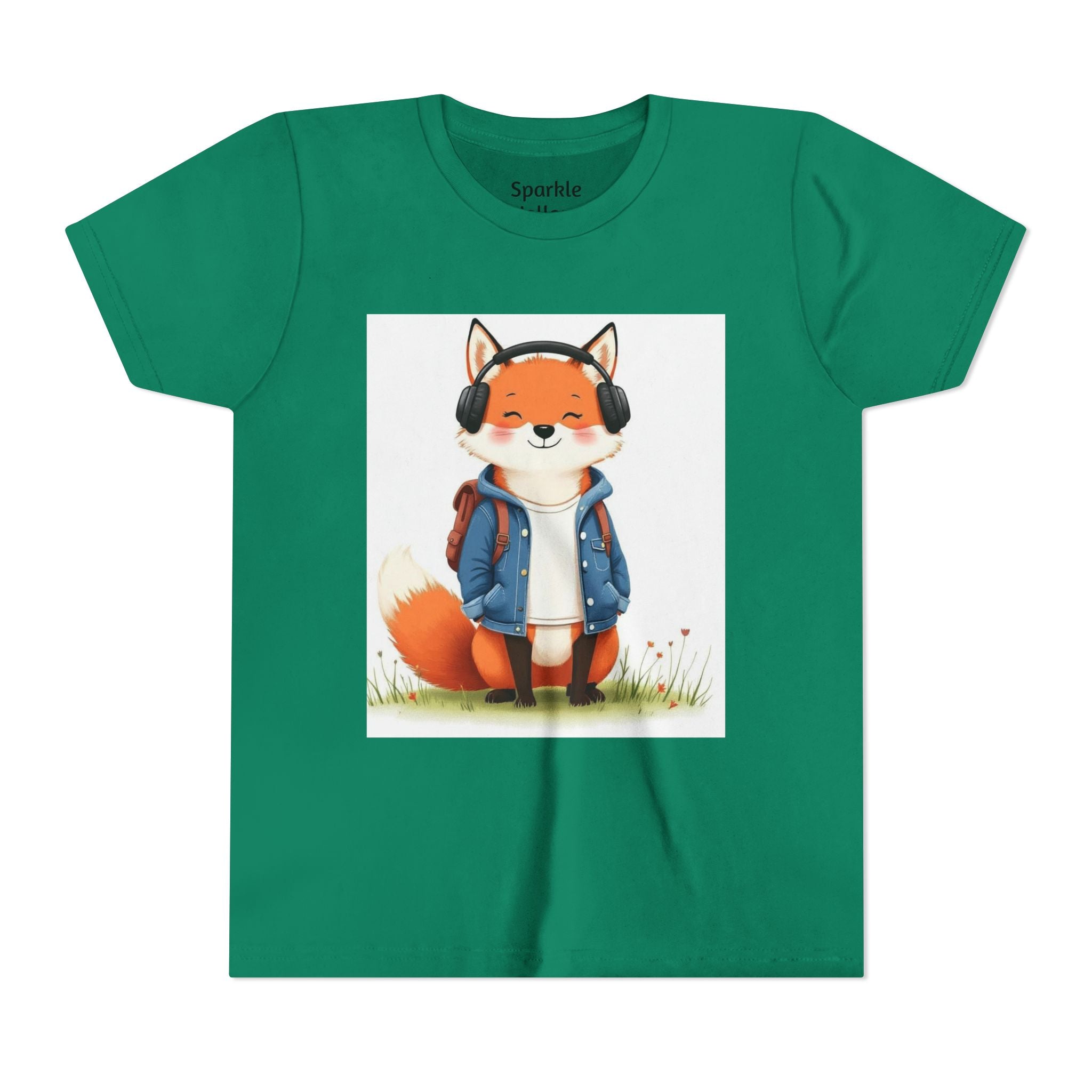 Cool Fox Kid T-Shirt — Sparkle Hollow Youth Tee