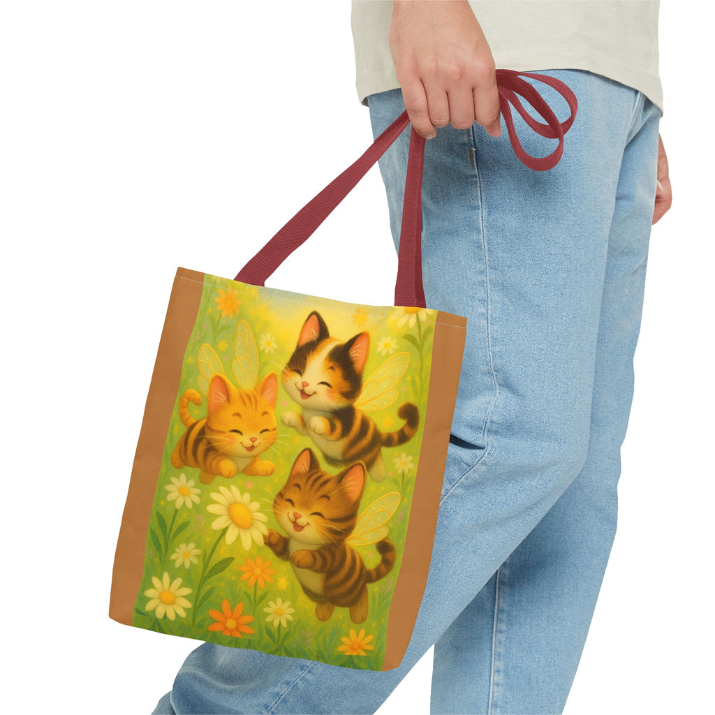 Bumble Cat Tote Bag - Whimsical Design from Sparkle Hollow