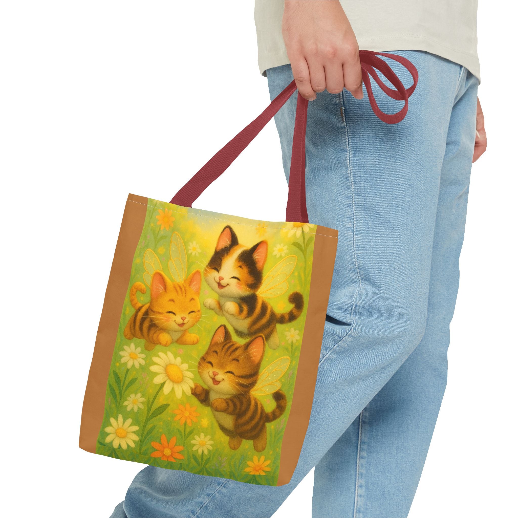 Bumble Cat Tote Bag - Whimsical Design from Sparkle Hollow