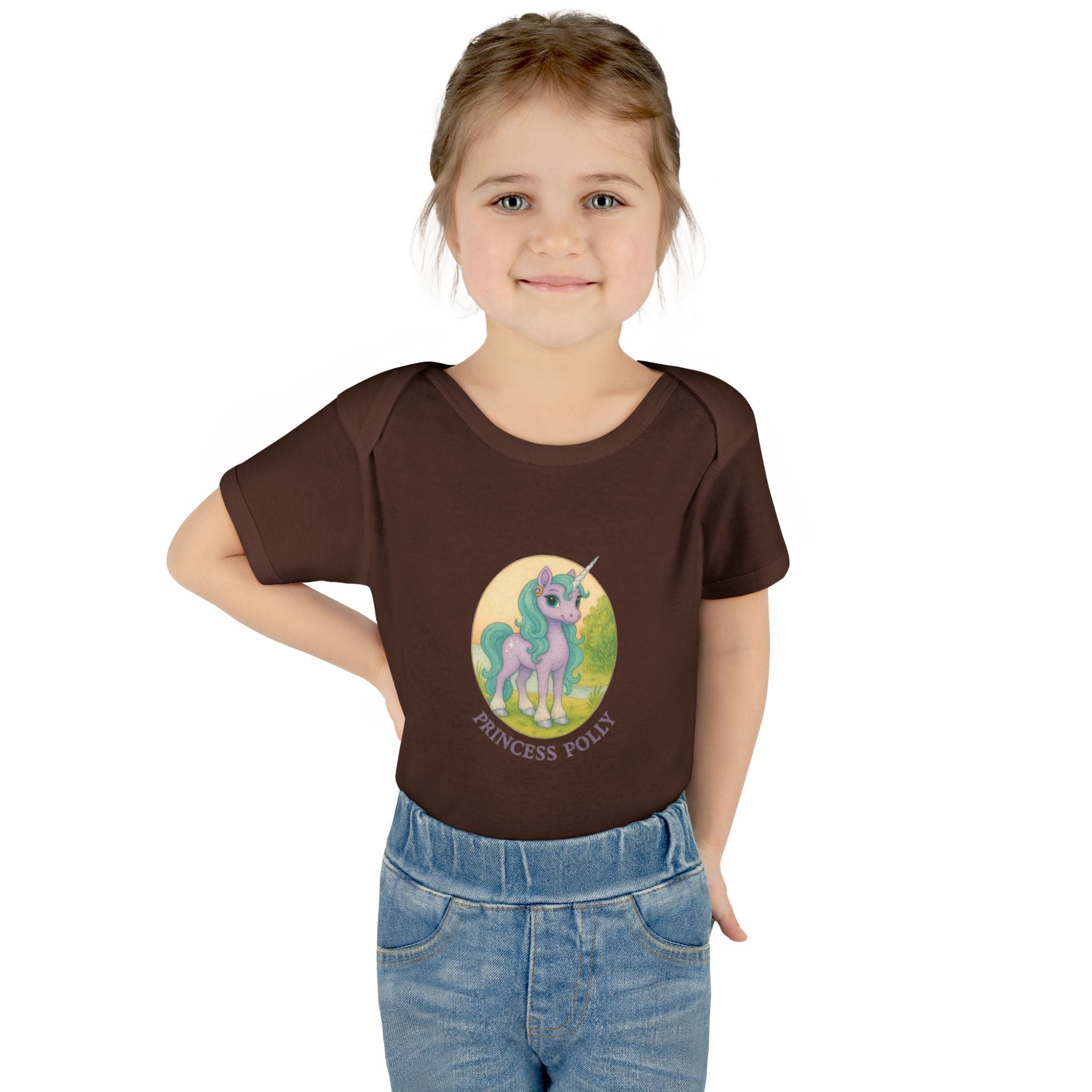 Baby Bodysuit - Princess Polly Unicorn Design