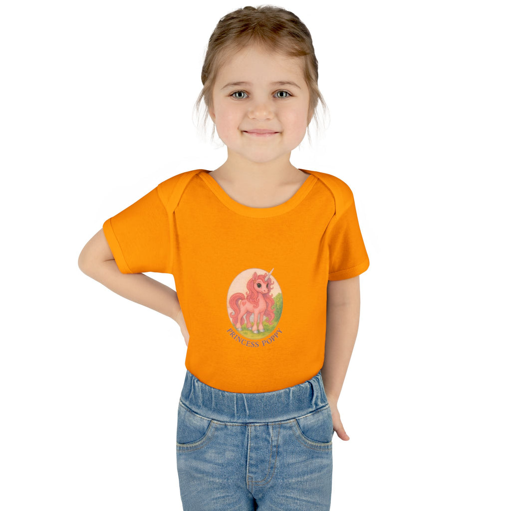Baby Bodysuit Princess Poppy Unicorn